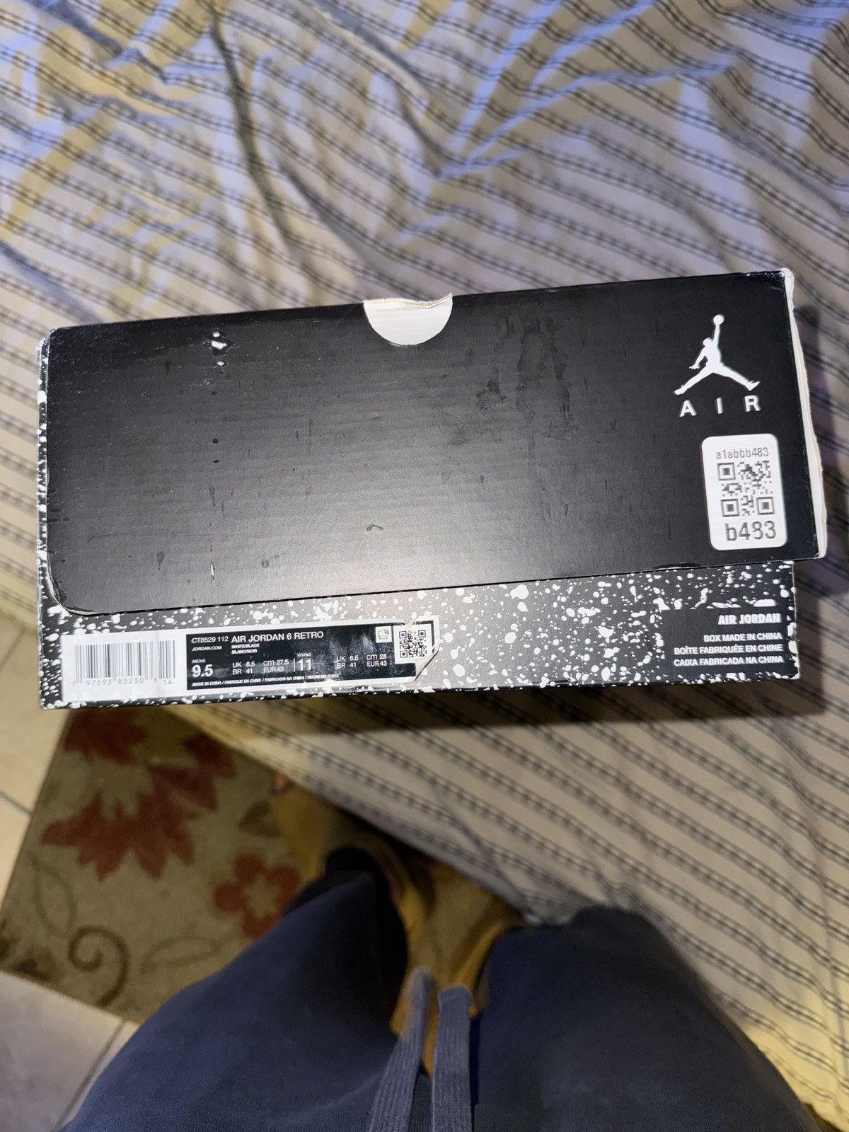 Designer × Nike Jordan 6s Oreo Size US 9.5 / EU 42-43 - 8 Thumbnail