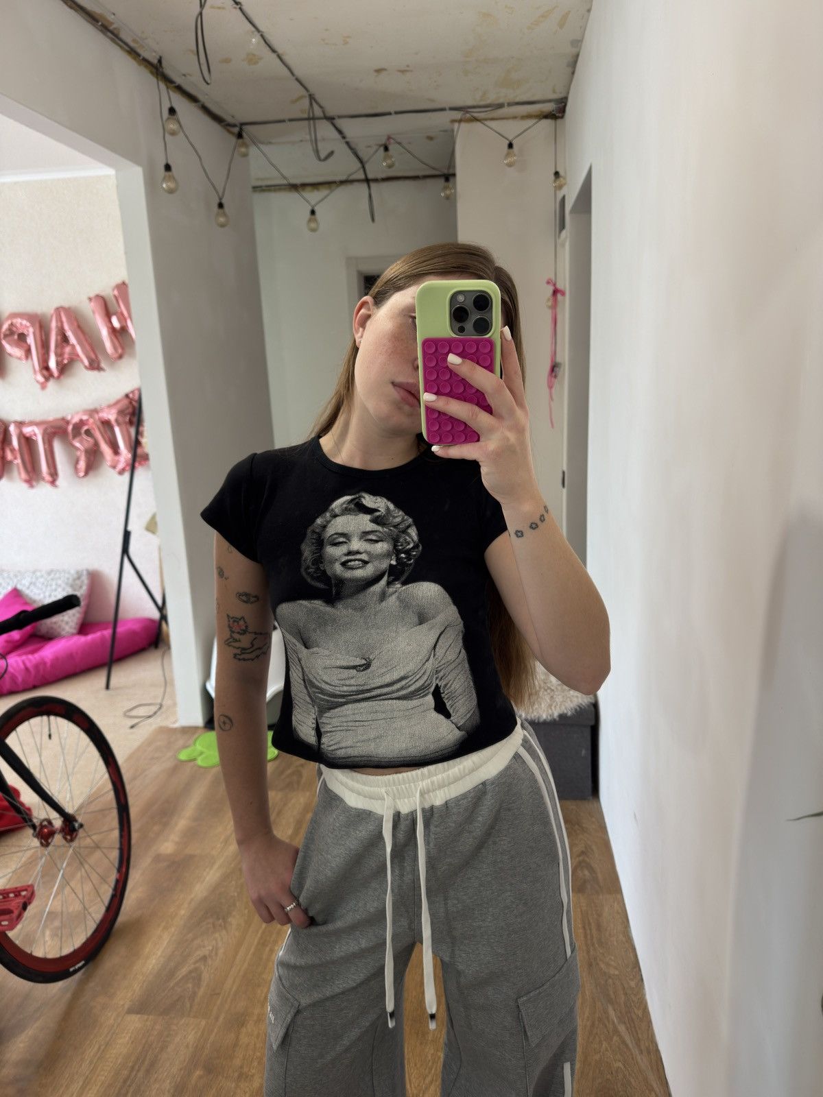 Vintage VINTAGE MARILYN MONROE SLIM PRINTED TEE Size S / US 4 / IT 40 - 3 Thumbnail