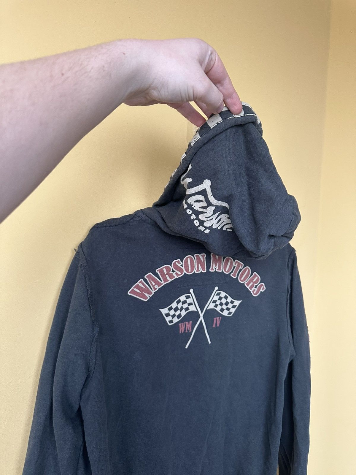 Vintage Vintage Carbon Hoodie By Warson Motors Size US XL / EU 56 / 4 - 11 Thumbnail