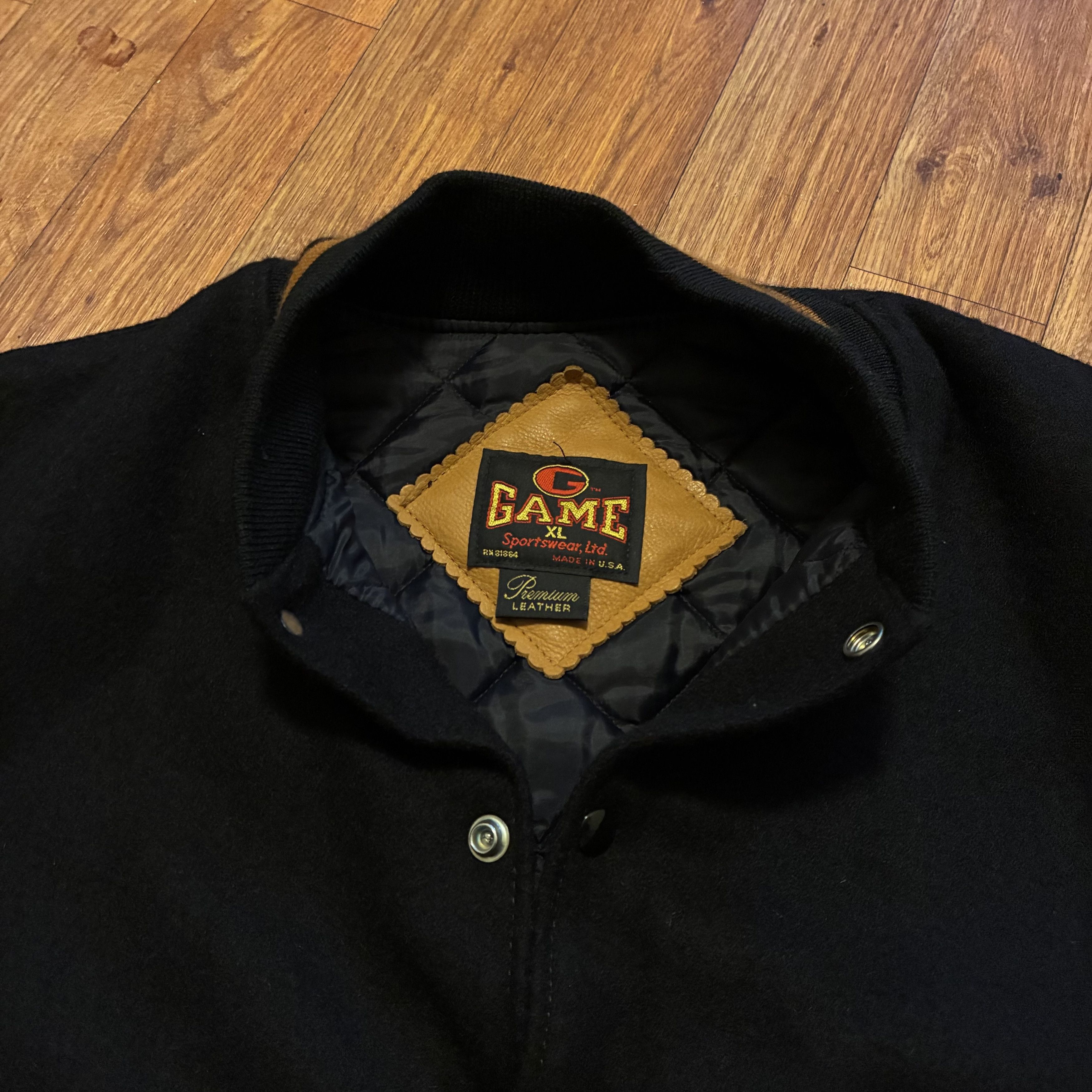 The Game Vintage The Game Wool Leather Varsity Letterman Jacket Size US XL / EU 56 / 4 - 2 Thumbnail