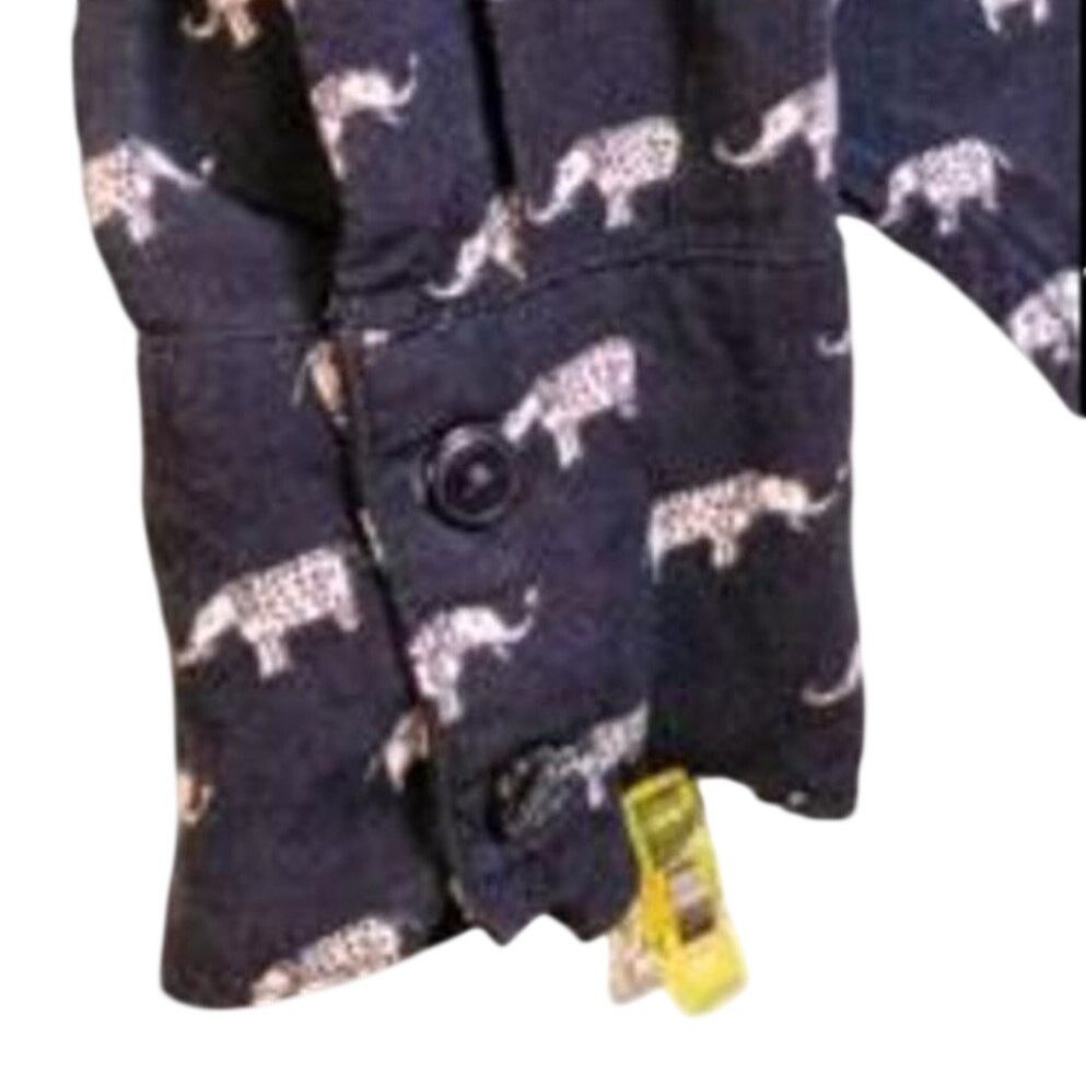 Other Fun2fun Blue and White Elephant Print Blouse - Size Small Size S / US 4 / IT 40 - 3 Thumbnail