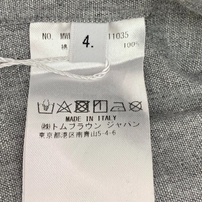 Thom Browne Thom Browne size4 Turn down single-breasted long-sleeved sh Size US XL / EU 56 / 4 - 7 Thumbnail