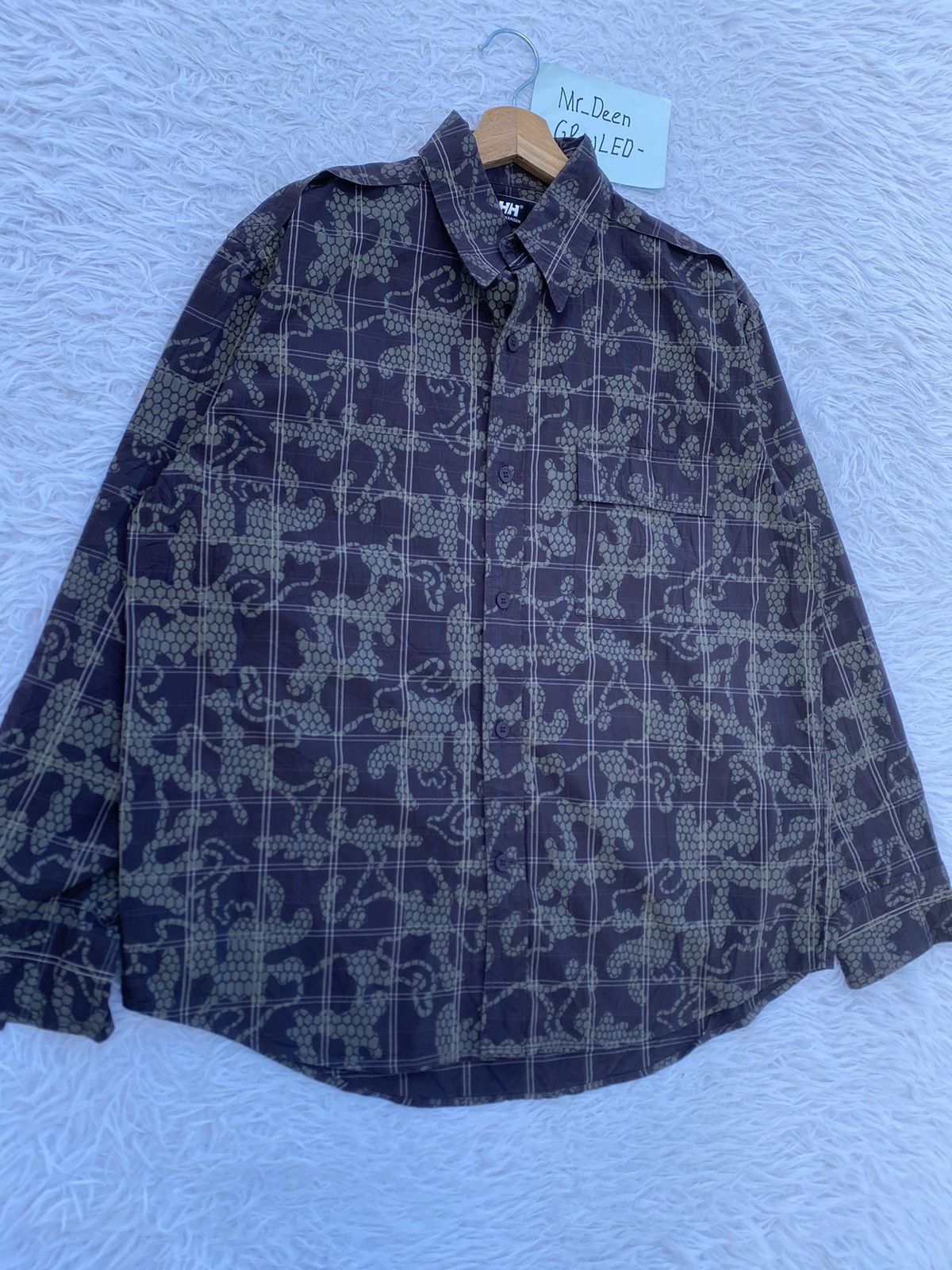 Helly Hansen Rare Helly Hansen Camo Button Ups Shirt Size US M / EU 48-50 / 2 - 5 Thumbnail