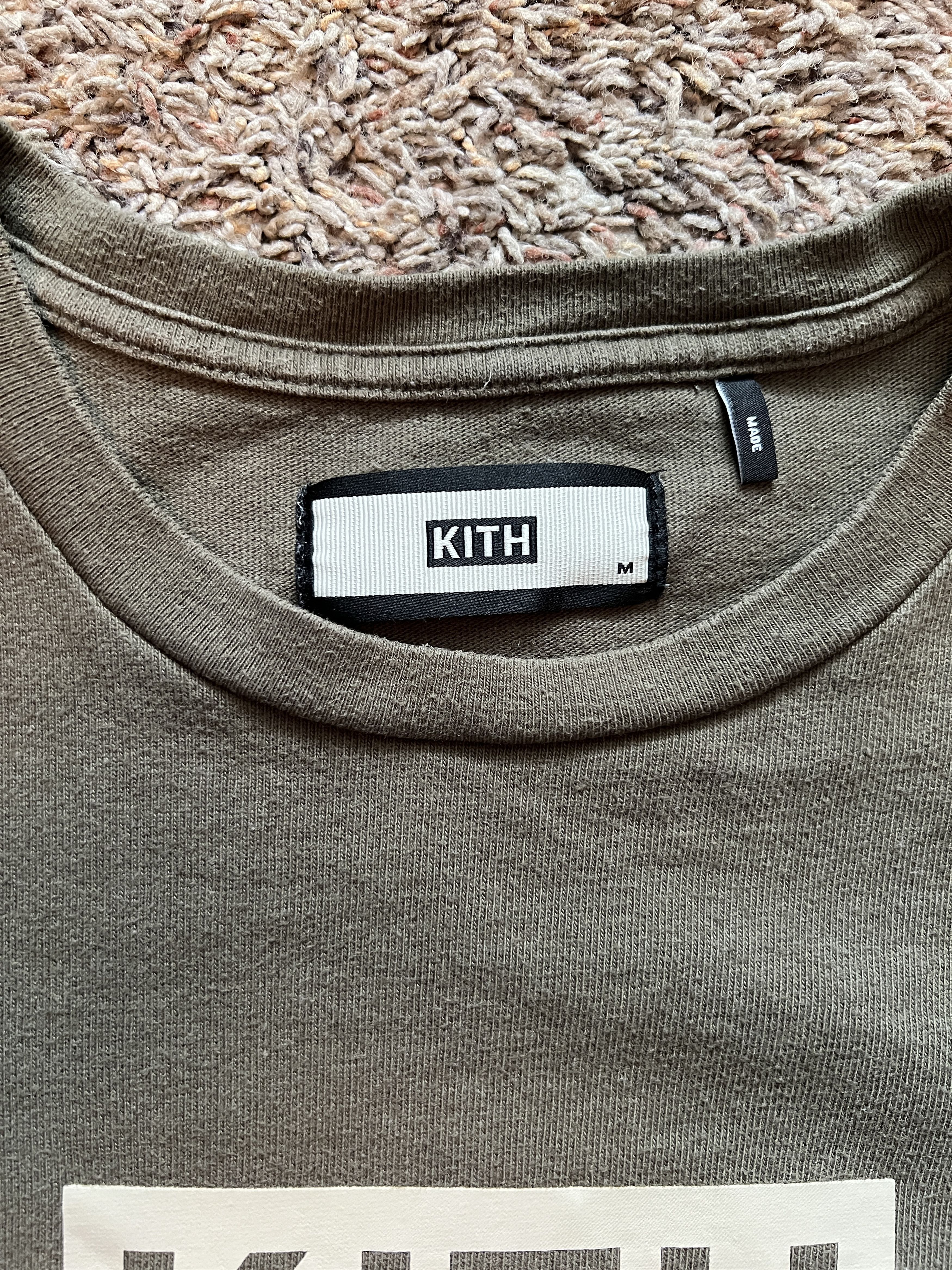 Kith Kith Classic Box Logo Tee in Olive (2017) Size US M / EU 48-50 / 2 - 4 Thumbnail