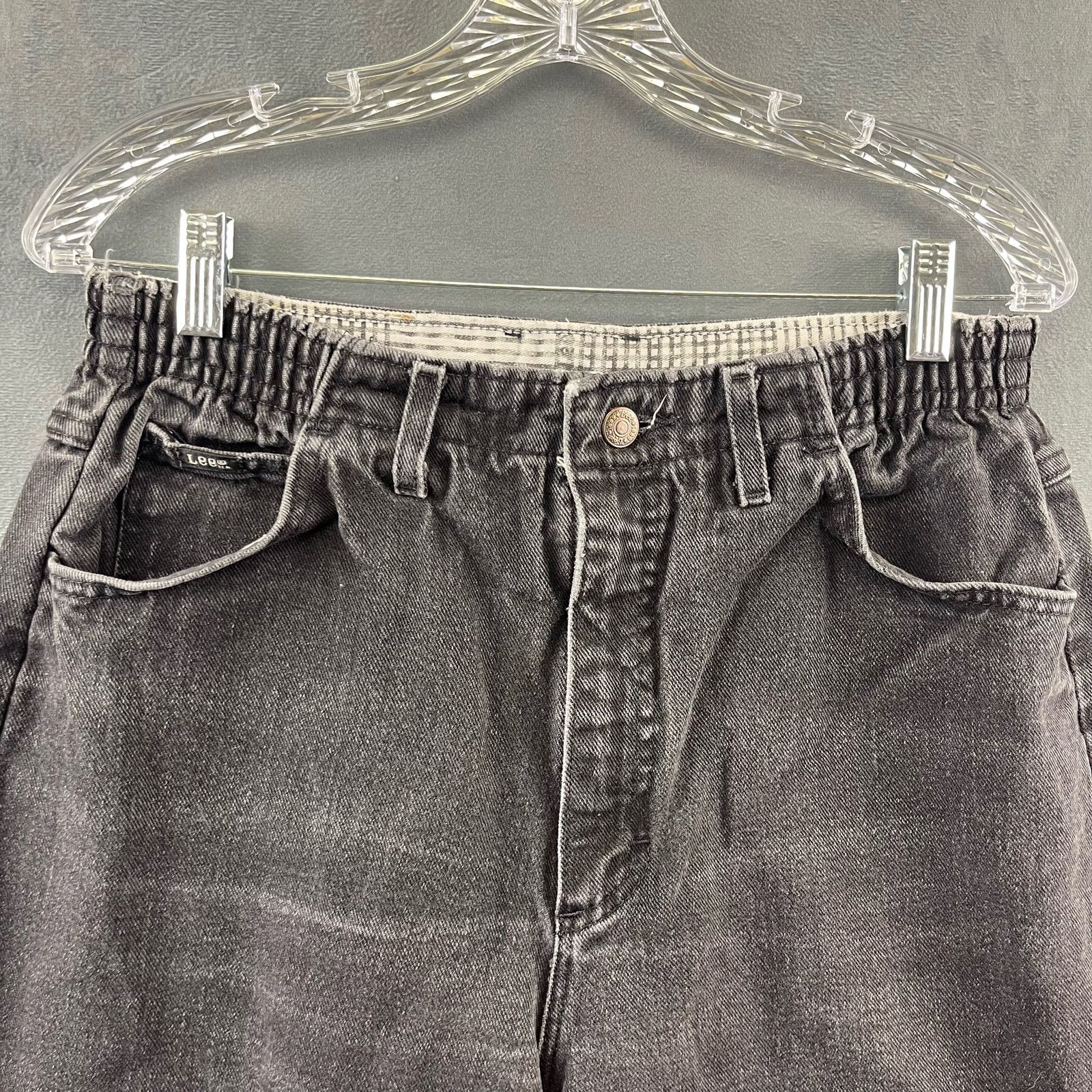 Lee Vintage Lee Stretchy Waist Tapered Jeans 12 Medium Mom 90's Size 34" / US 12 / IT 48 - 8 Thumbnail