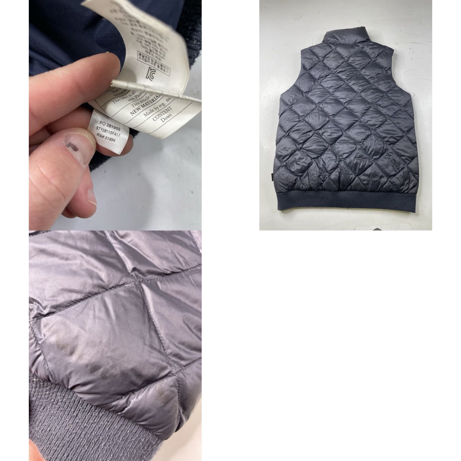Patagonia Patagonia Vest Womens M Blue Down Quilted Full Zip Prow Bomber Quilted Down Vest Size M / US 6-8 / IT 42-44 - 9 Thumbnail