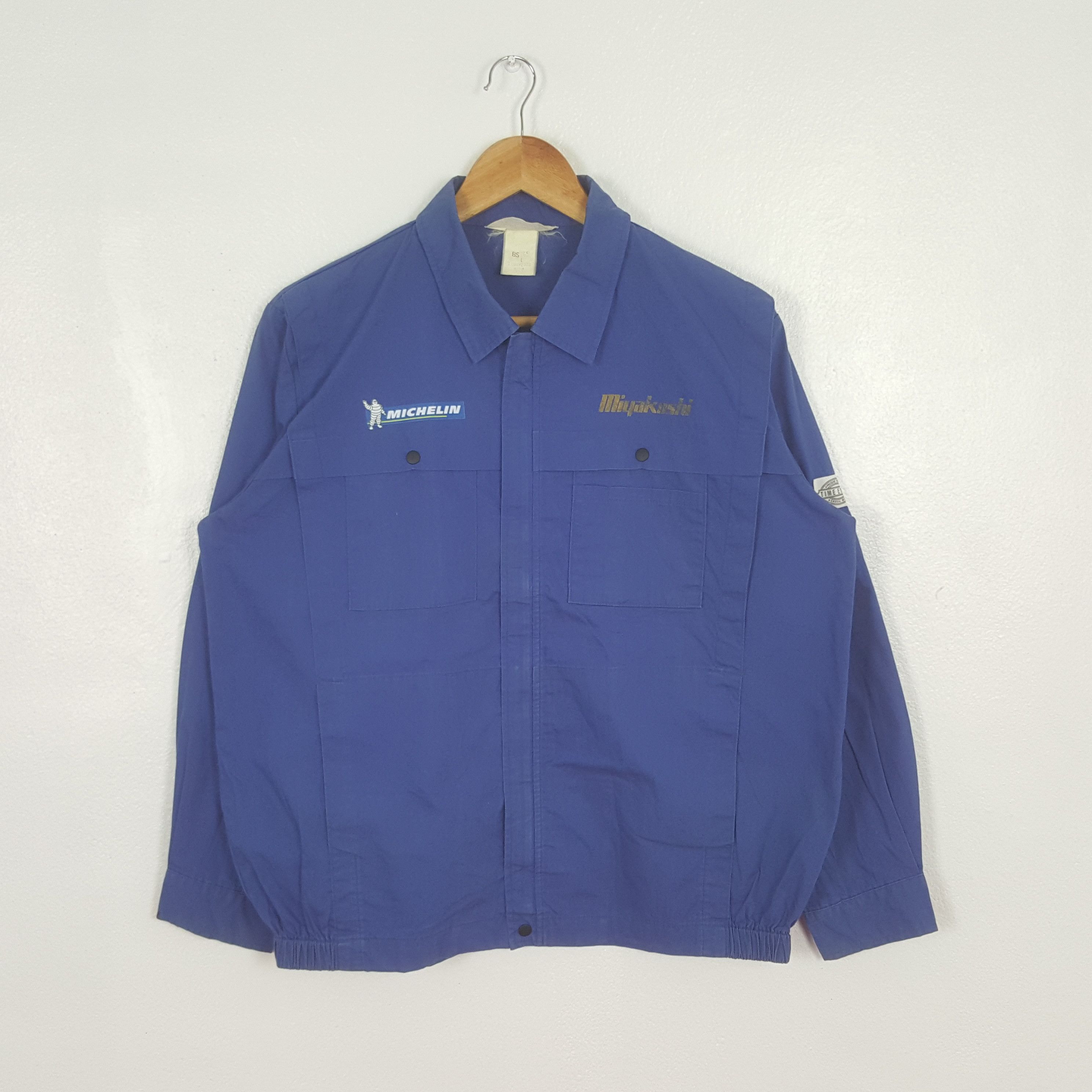 Japanese Brand Vintage Michelin Racing Tyre Work Custom Jacket C317N8 Size US M / EU 48-50 / 2 - 3 Thumbnail