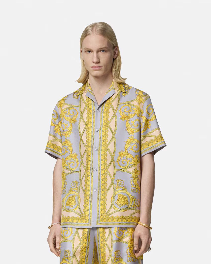 Versace o1s22i1n0125 Bowling Shirt in Multicolor Size US XL / EU 56 / 4 - 4 Thumbnail