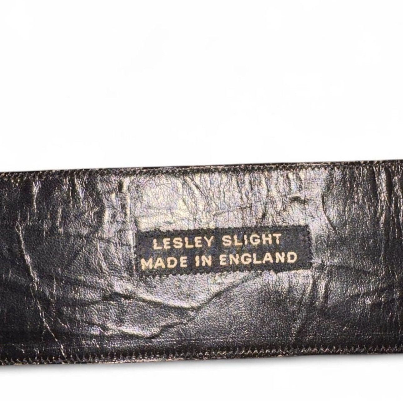 Other Vintage 70s Lesley Slight brown leather twin buckle belt Size ONE SIZE - 8 Thumbnail