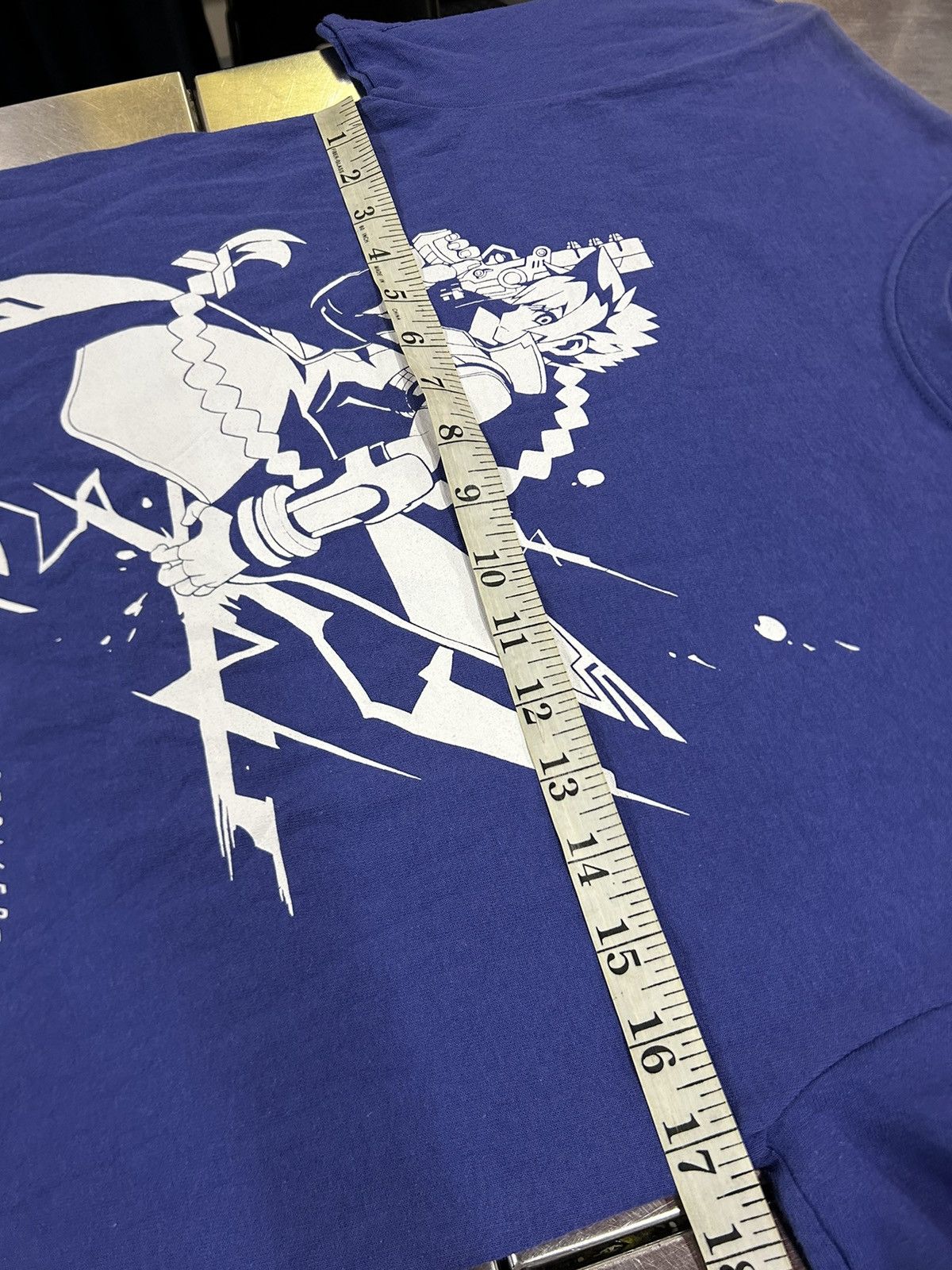 Japanese Brand × Nintendo × Playstation Vintage 2000s Azure Striker Gunvolt Game Tee Size US S / EU 44-46 / 1 - 7 Thumbnail
