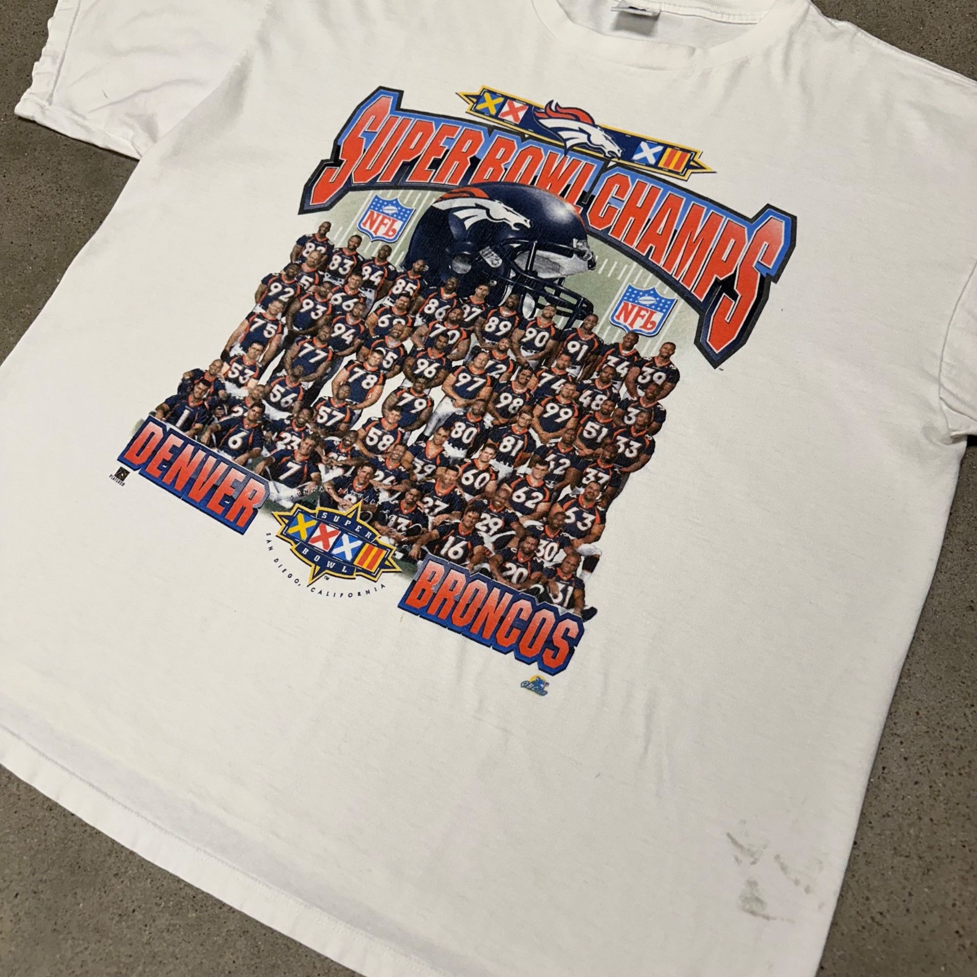 NFL × Starter × Vintage Vintage Starter Denver Broncos NFL Super Bowl Champs Shirt Size US XL / EU 56 / 4 - 2 Thumbnail