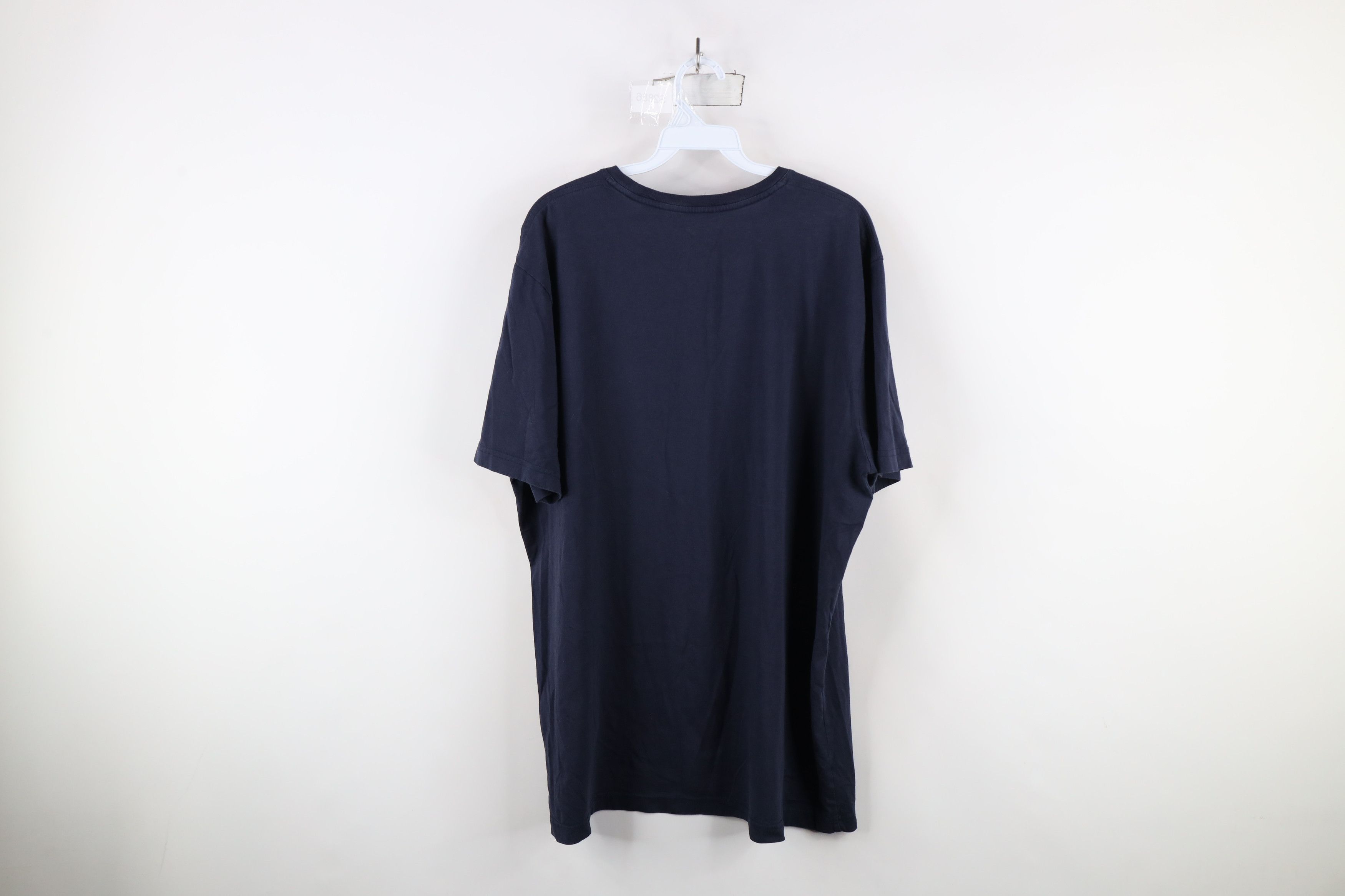 Lacoste × Vintage Lacoste Long Faded Croc Logo Pima Cotton T-Shirt Navy Blue Size US XXL / EU 58 / 5 - 9 Thumbnail