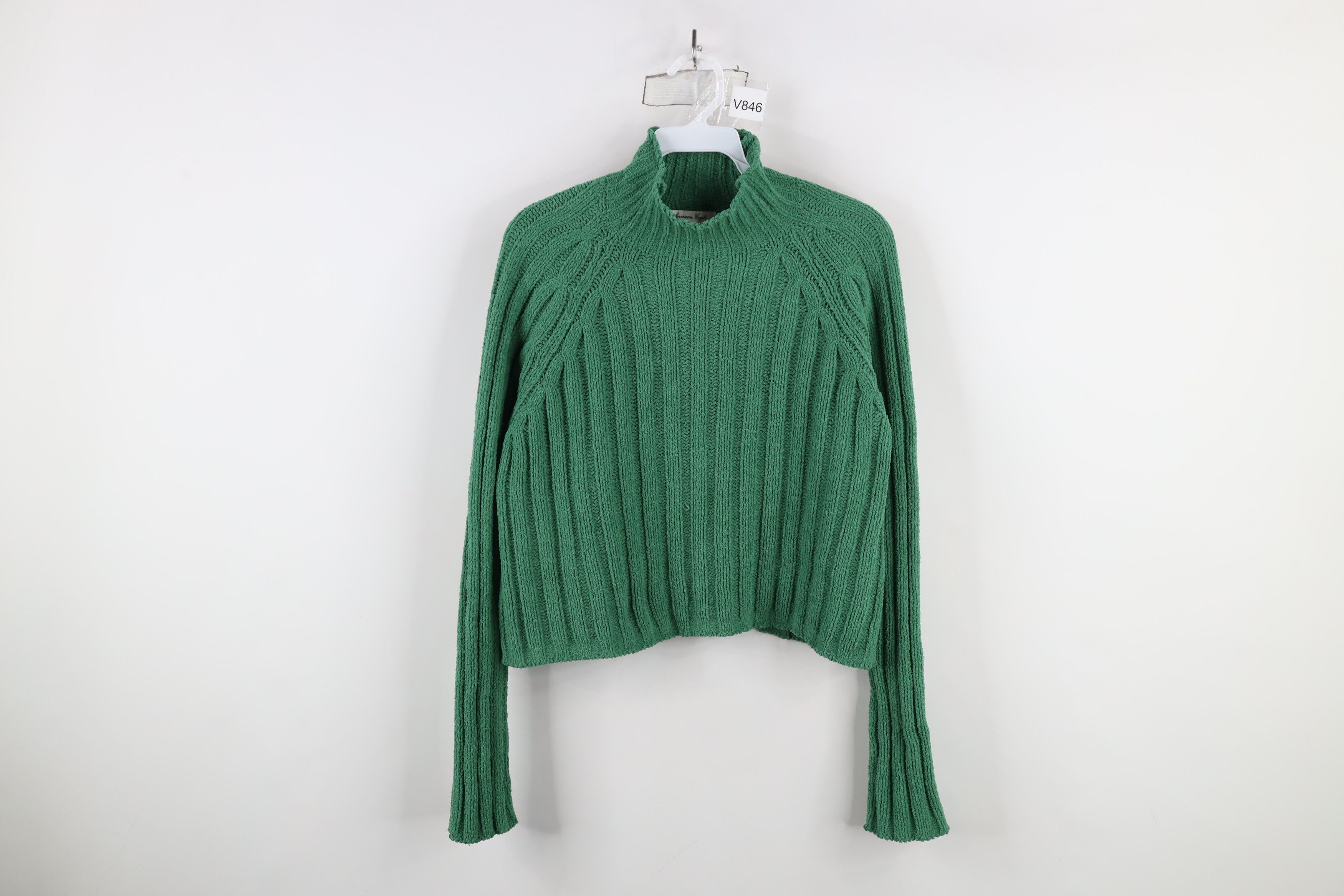 American Eagle Outfitters × Vintage Vintage 90s Y2K American Eagle Chenille Fleece Sweater Size S / US 4 / IT 40 - 1 Thumbnail