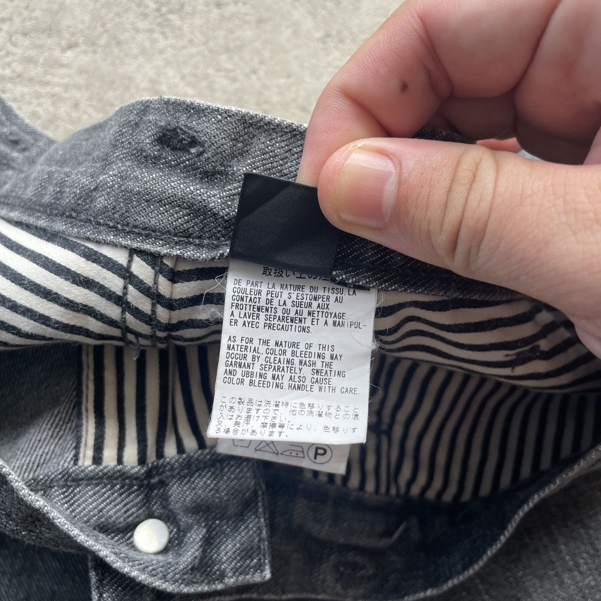 Yohji Yamamoto Vintage Y’S YOHJI YAMAMOTO Jeans Black Faded Denim Pants W30 Size US 30 / EU 46 - 9 Thumbnail