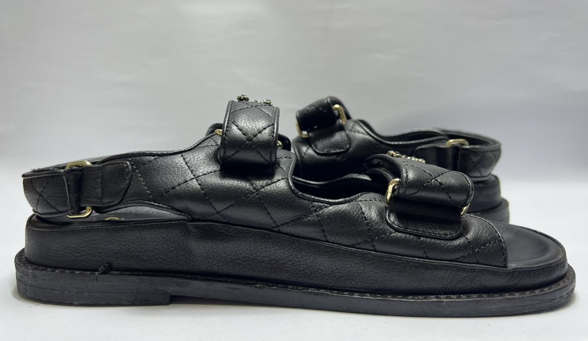 Chanel Chanel - Quilted Dad Sandals Size US 10 / IT 40 - 10 Thumbnail