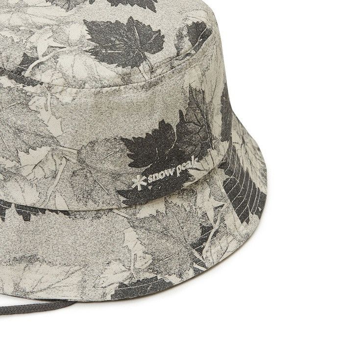 Japanese Brand × Snow Peak Rare Snow Peak Charcoal Leaf Pattern Hat Size ONE SIZE - 3 Thumbnail
