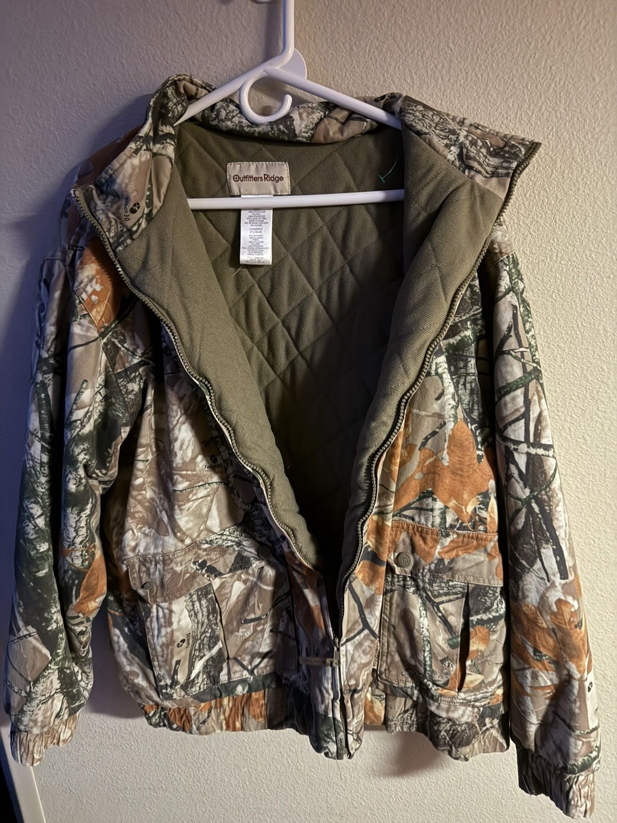 Vintage Camo XL mossy oak real tree Size US XL / EU 56 / 4 - 2 Thumbnail