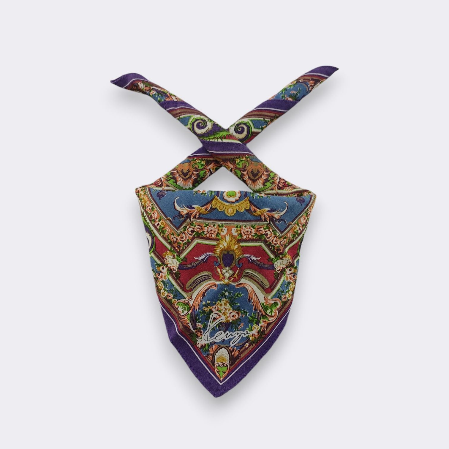 Kenzo Vintage Kenzo Handkerchief Neckerchief Bandana H202E Size ONE SIZE - 1 Thumbnail