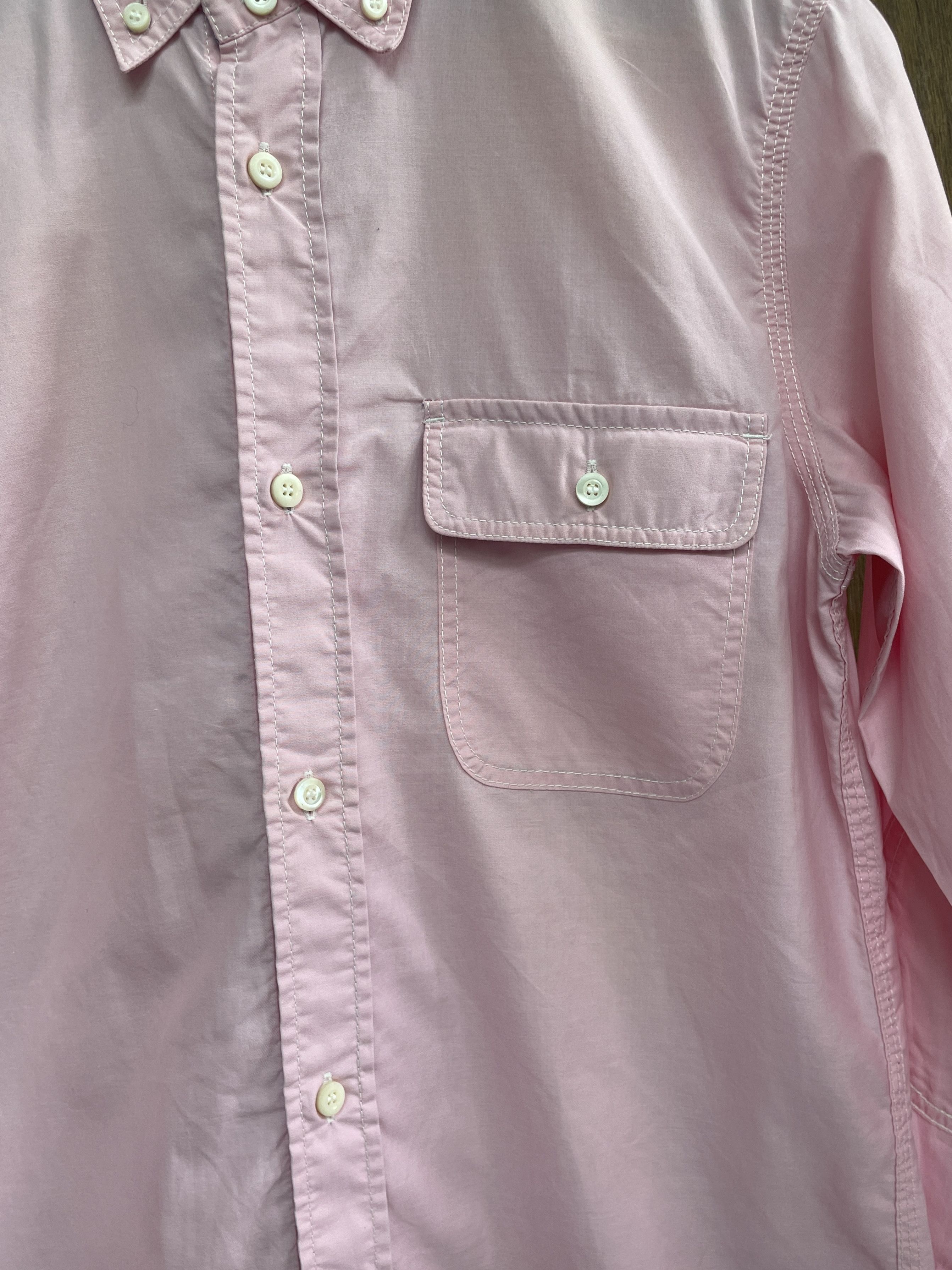 Comme des Garcons CDGH Light Pink Shirt with Thomas Mason Fabric Size US M / EU 48-50 / 2 - 3 Thumbnail