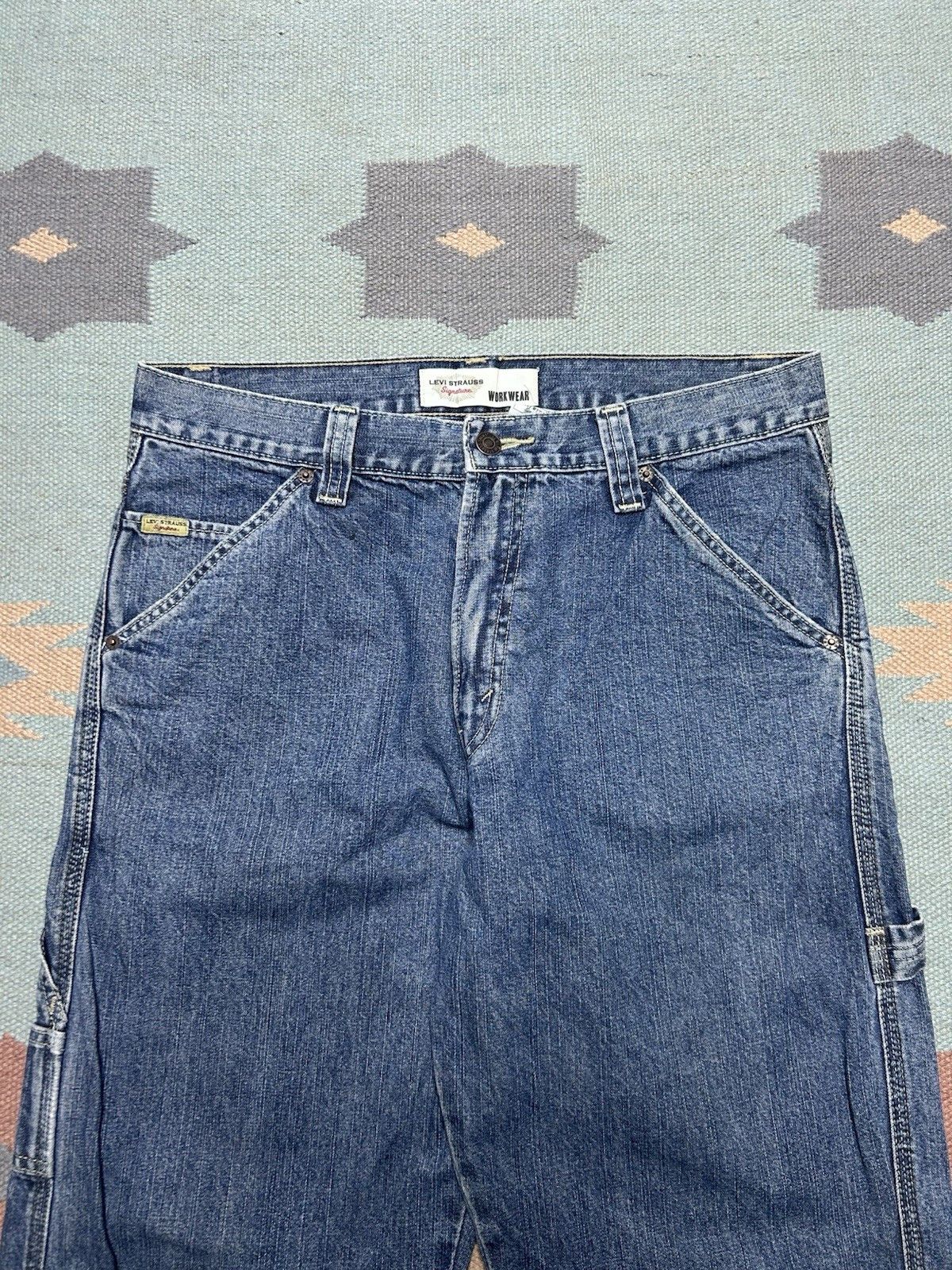 Vintage Vtg Levi’s carpenter jeans y2k baggy wide pipes skater 32x32 Size US 32 / EU 48 - 7 Thumbnail
