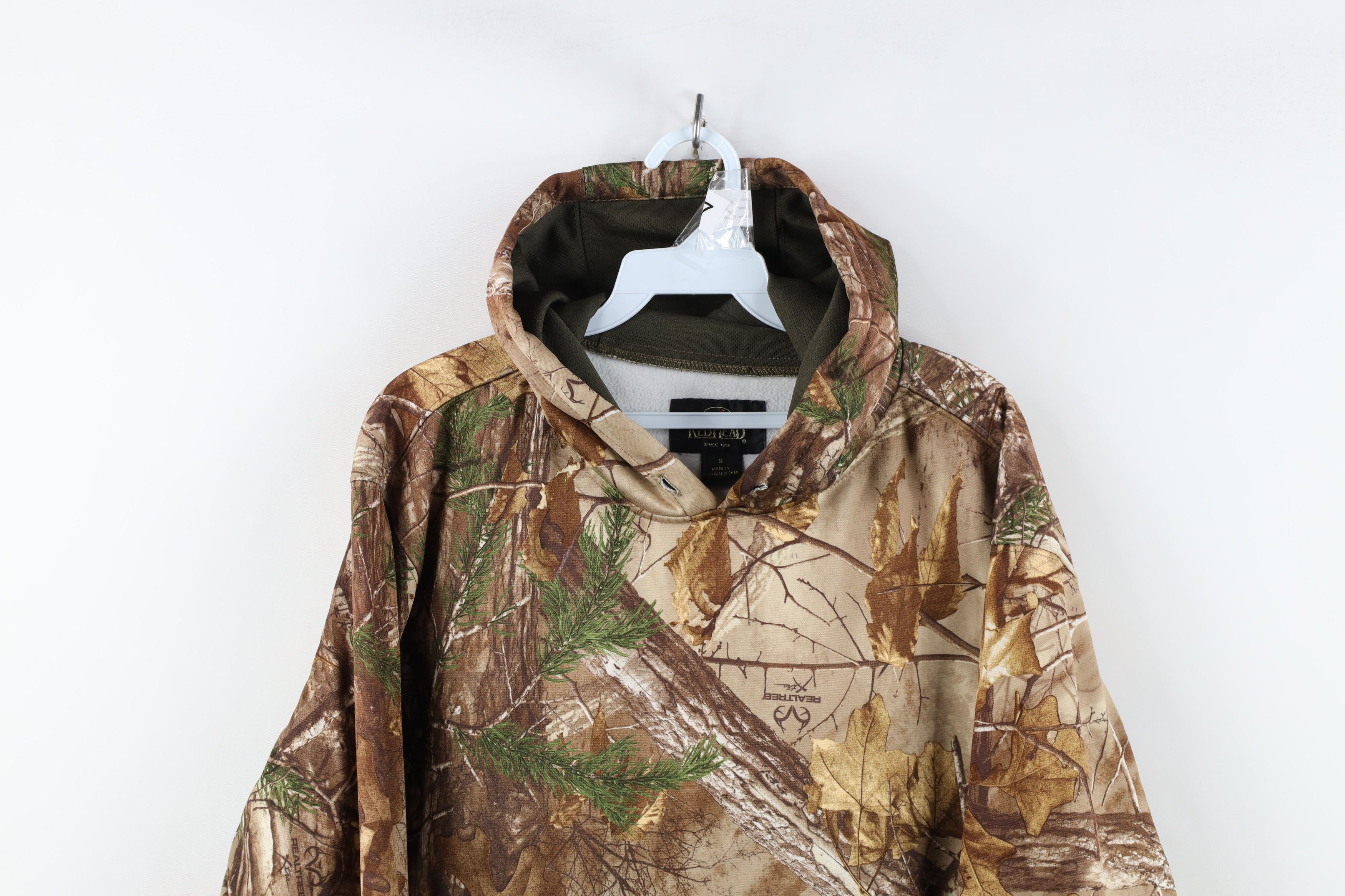 Vintage Vintage Streetwear Camouflage Fleece Lined Hoodie Sweatshirt Size US S / EU 44-46 / 1 - 2 Thumbnail