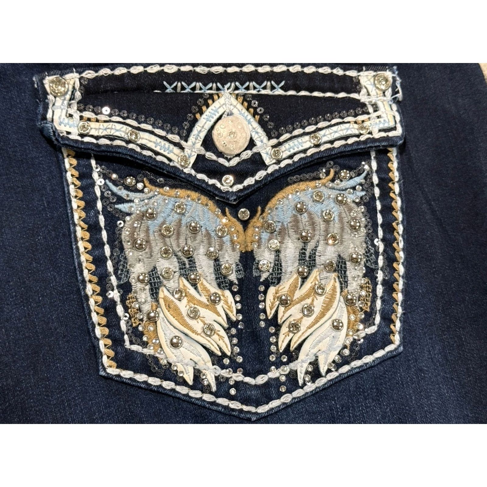 Vintage VINTAGE Westfield Eagle Jeans Shirt? Size 36" / US 14 / IT 50 - 7 Thumbnail