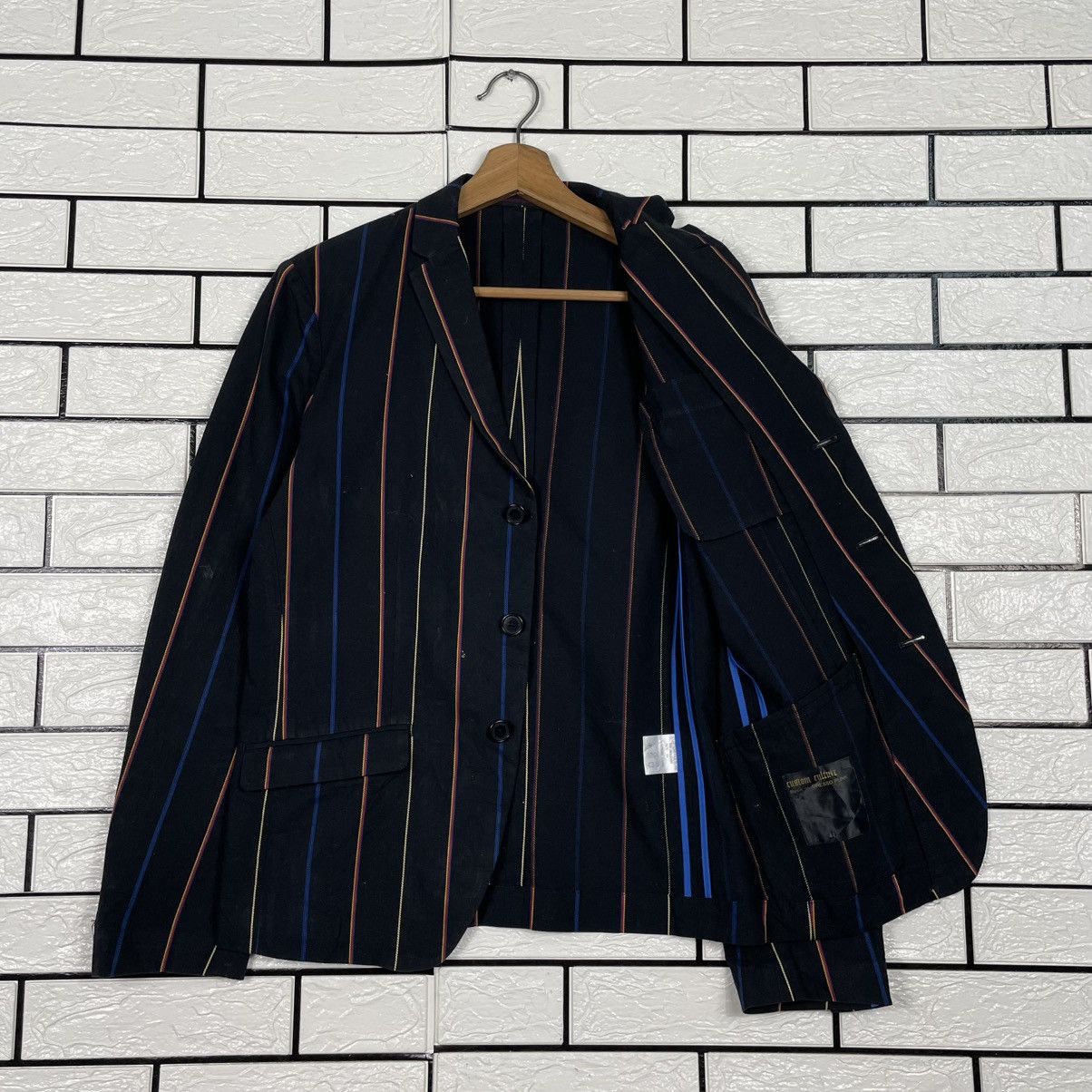 Japanese Brand Cuatom Culture Dressd Punk Stripe Jacket Size US S / EU 44-46 / 1 - 9 Thumbnail