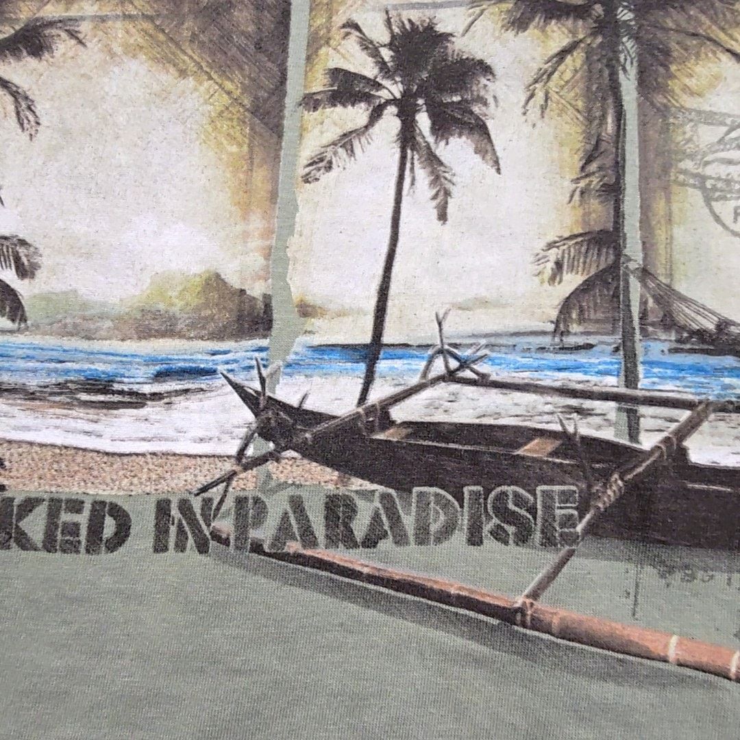 Other Newport Blue Wrecked in Paradise Green Tropical 2X Shirt Size US XXL / EU 58 / 5 - 4 Thumbnail