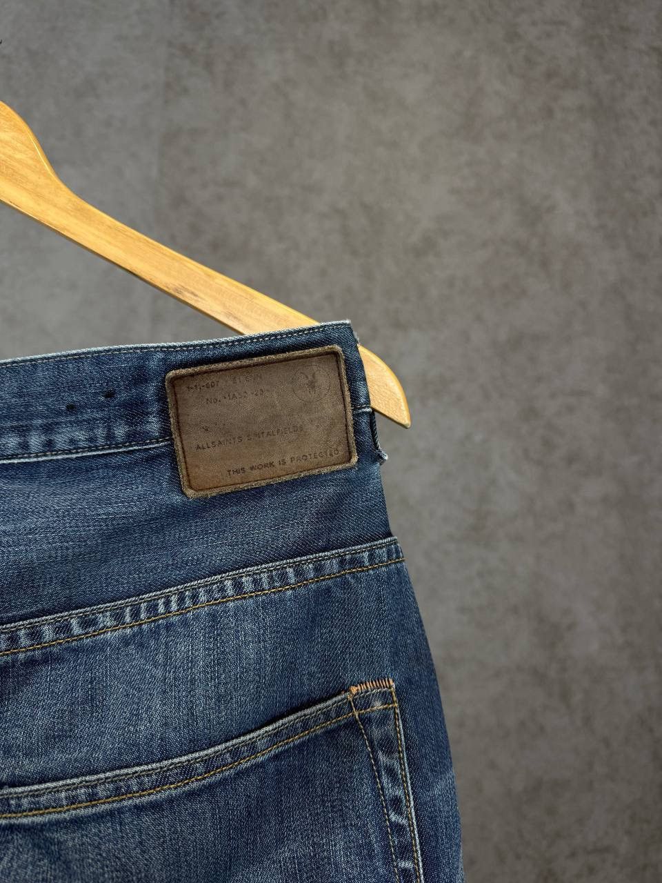 Allsaints Allsaints vintage designer asymmetric jeans Size US 36 / EU 52 - 7 Thumbnail