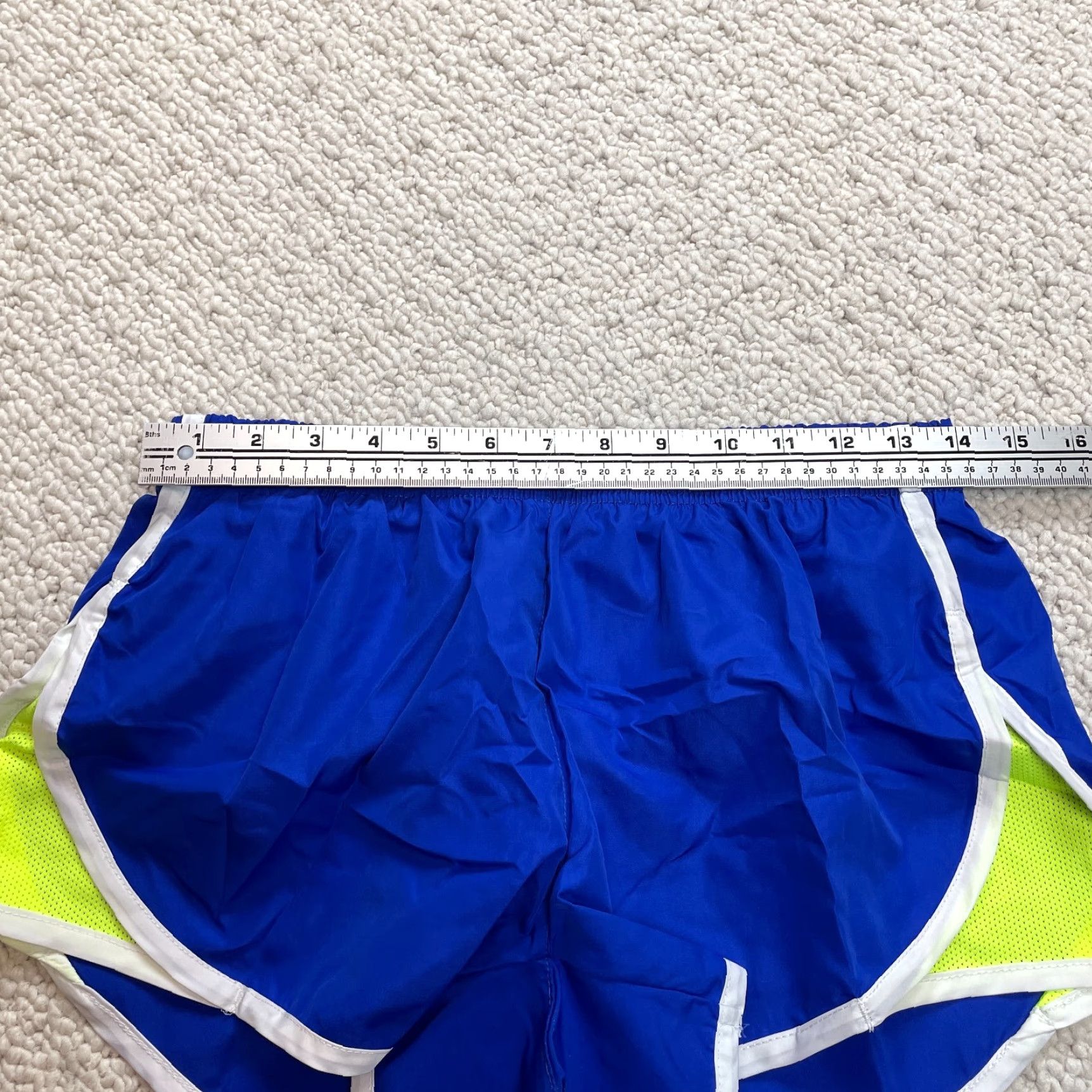 Vintage 90 Degree by Reflex Running Shorts Womens Small Blue Elastic Waist Lightweight Size 28" / US 6 / IT 42 - 3 Thumbnail