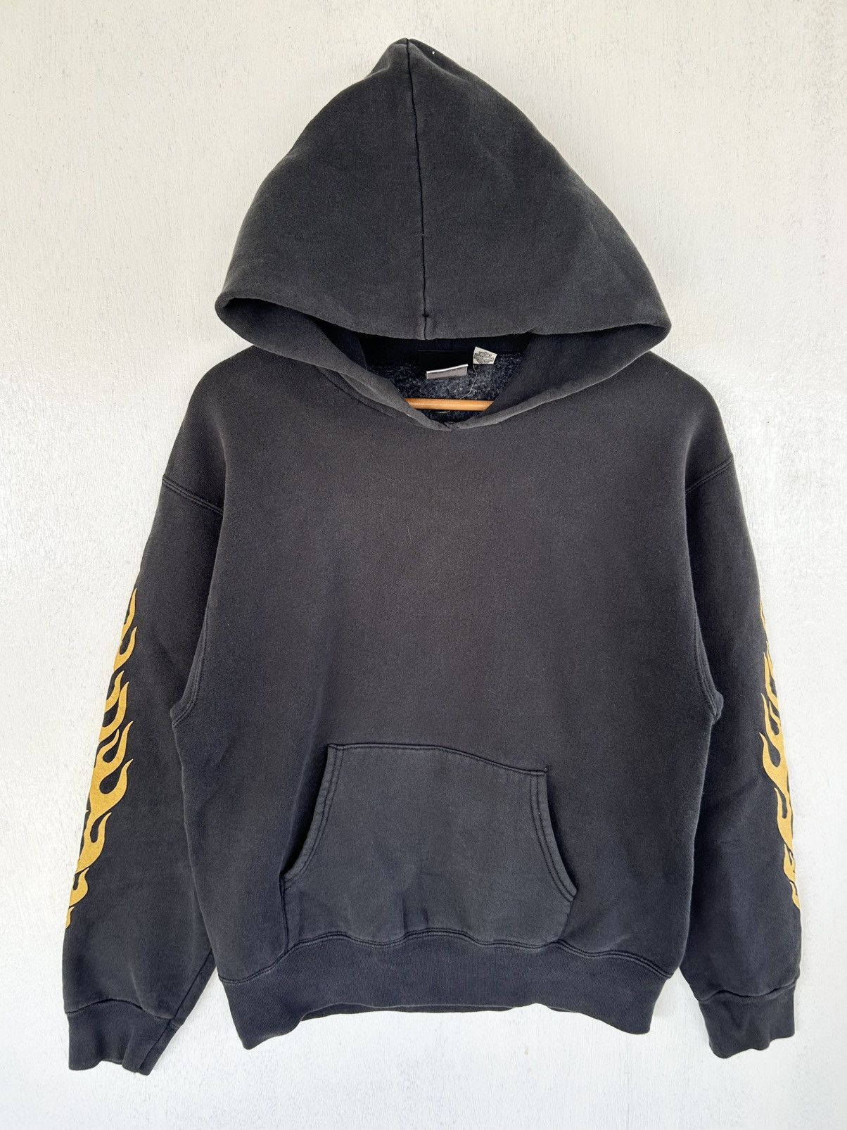 Harley Davidson Vintage 90s Harley Davidson Flames hoodie Size US M / EU 48-50 / 2 - 4 Thumbnail