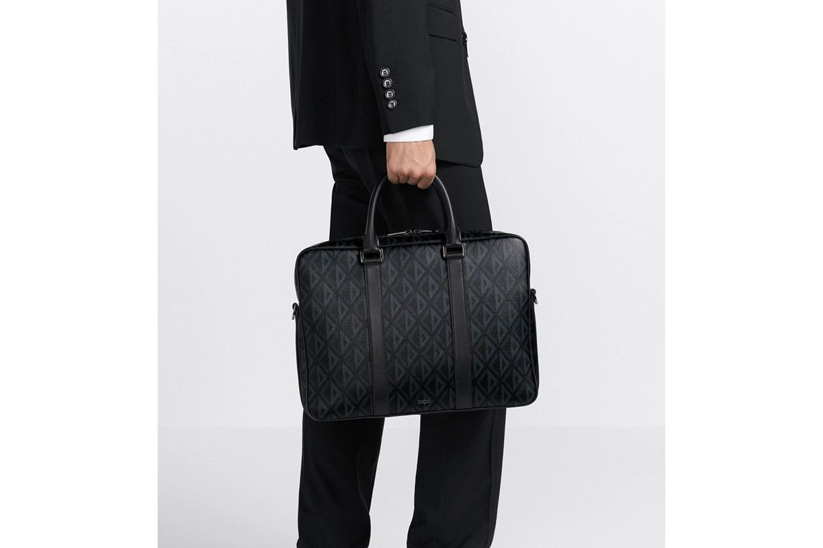 Dior o1bcso1str0226 Size:OS/Zipped Briefcase in Black Size ONE SIZE - 7 Thumbnail