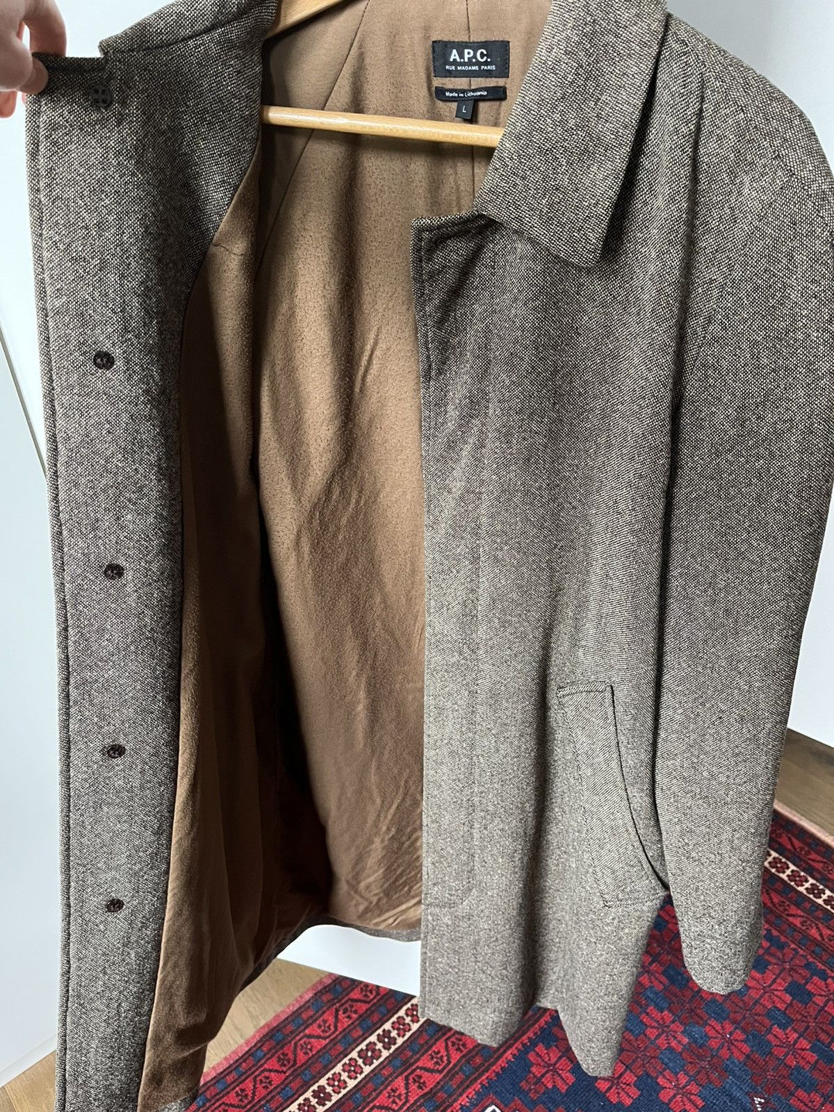A.P.C. A.P.C wool coat Size US L / EU 52-54 / 3 - 6 Thumbnail