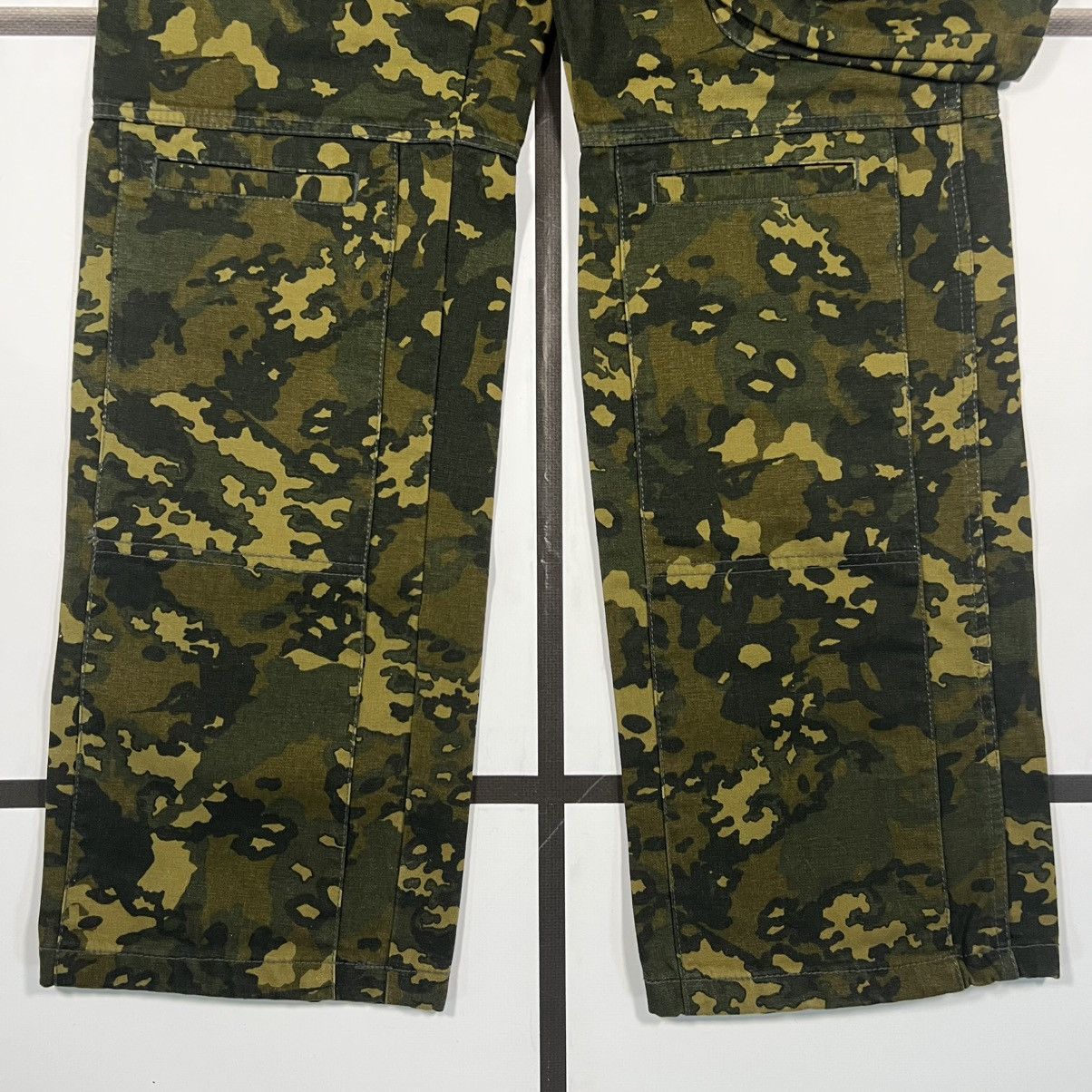PPFM |[ 2002 PPFM Camo Multi-Pocket Cargo Trousers ]| Size US 30 / EU 46 - 5 Thumbnail