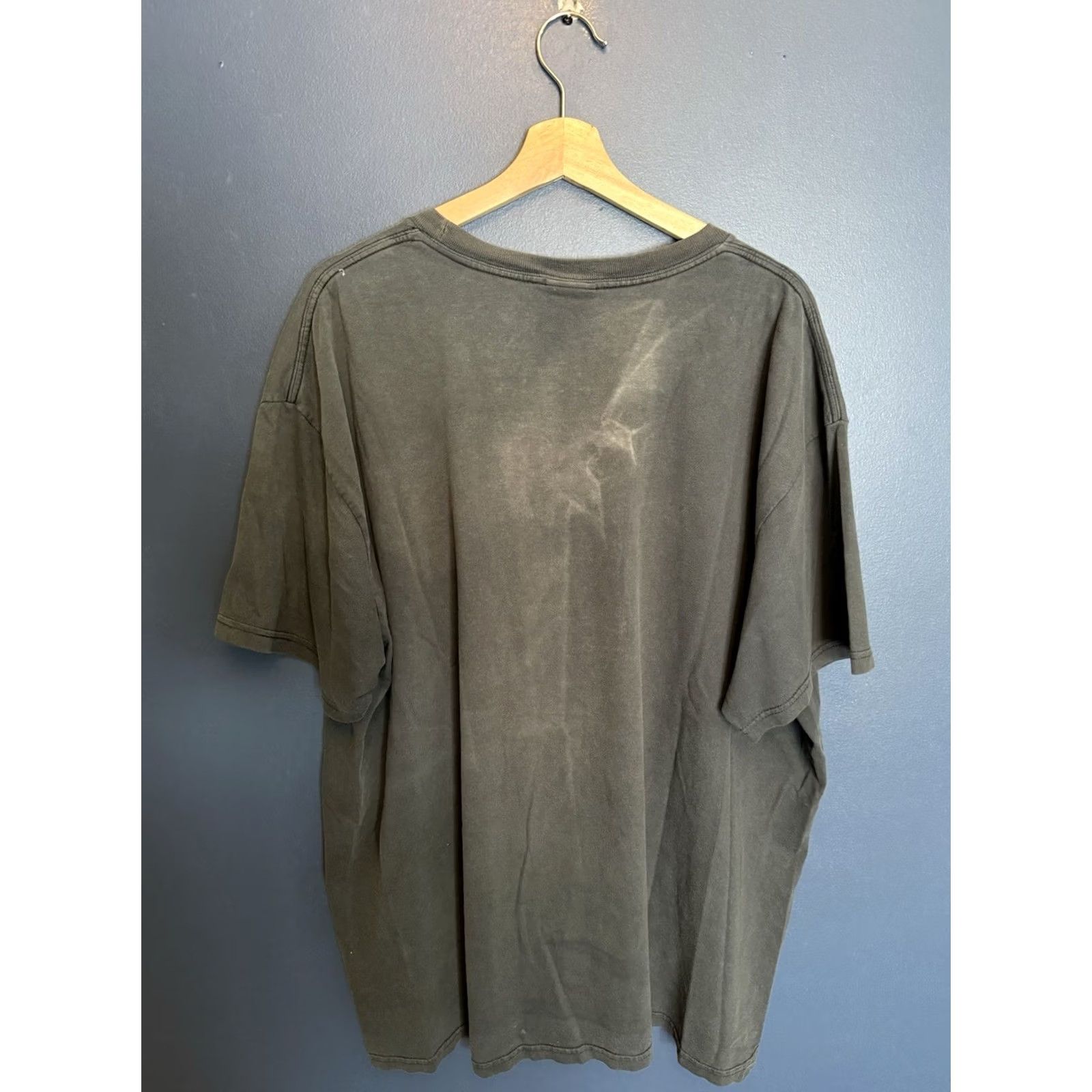 Nike VINTAGE Nike Black Tee Shirt Size 2XL Faded Swoosh Gray Tag Y2K Size US XXL / EU 58 / 5 - 4 Thumbnail