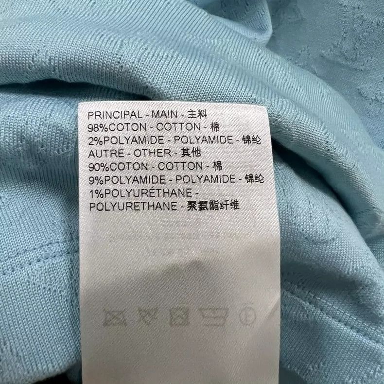 Louis Vuitton louis vuitton Blue logo embossed chain short sleeves Size US XL / EU 56 / 4 - 7 Thumbnail