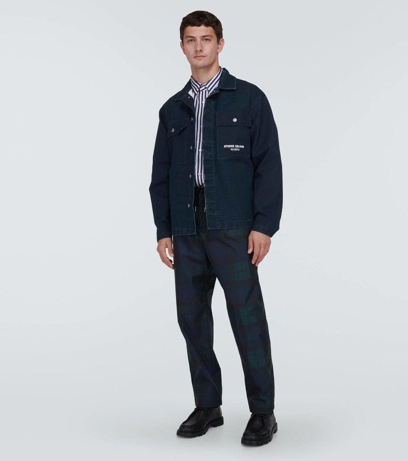Stone Island Stone Island Marina Denim Overshirt Navy Blue Men’s Size XXL Size US XXL / EU 58 / 5 - 2 Thumbnail