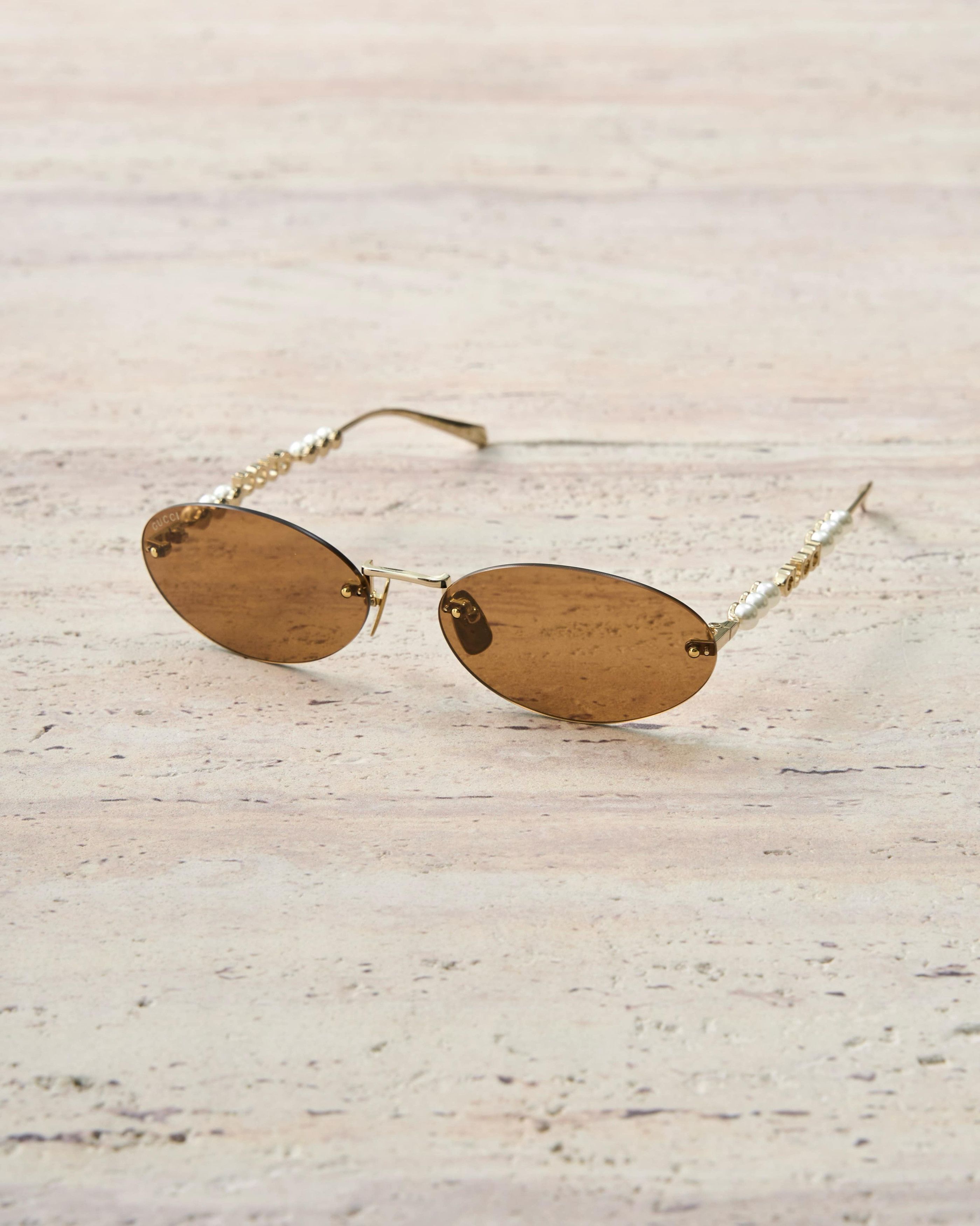 Gucci GUCCI GG1922S 003 GOLD BROWN Size ONE SIZE - 1 Preview