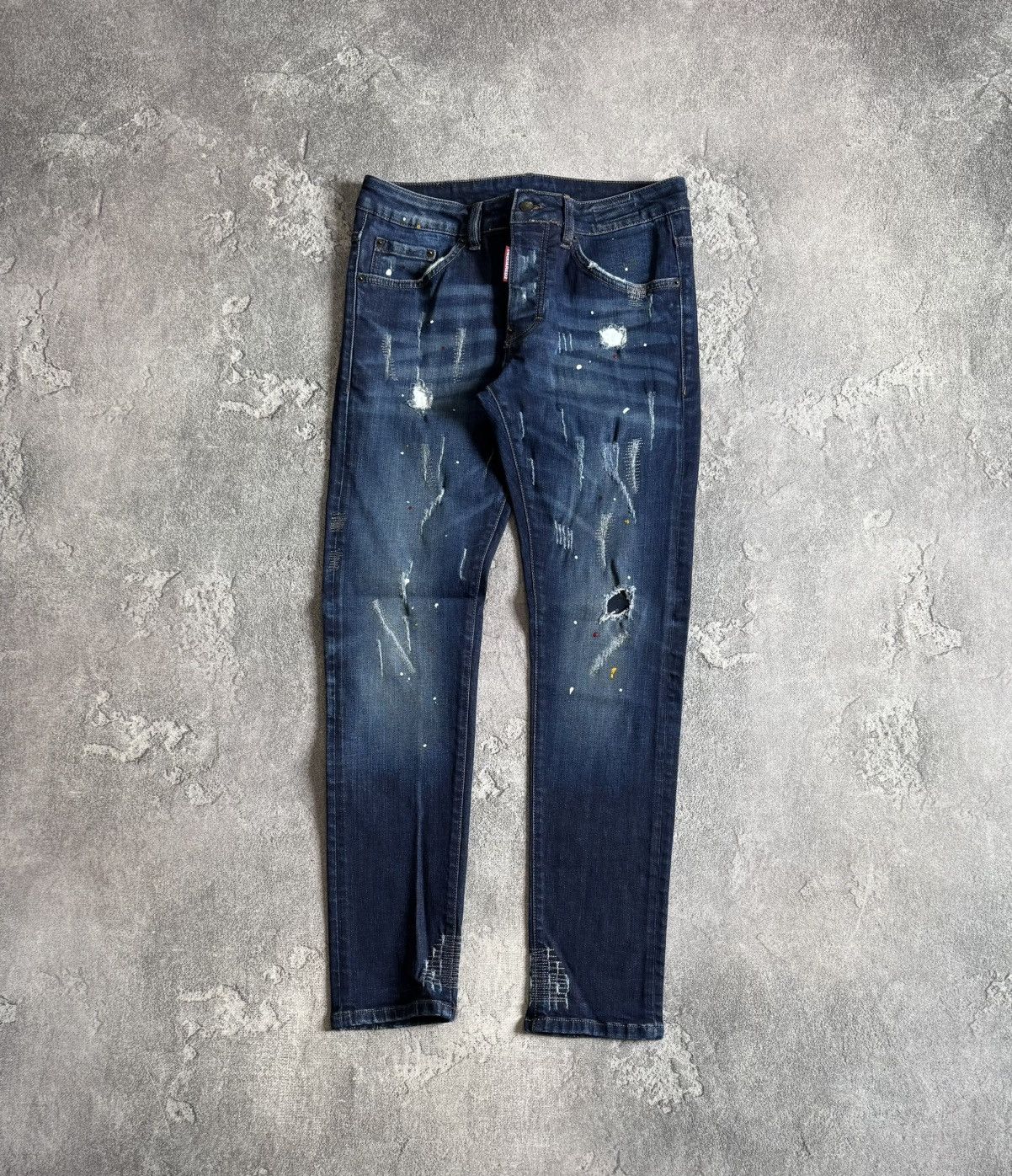 Dsquared2 Dsquared2 50size distressed denim pants jeans trousers 👖 y2k Size US 34 / EU 50 - 4 Thumbnail