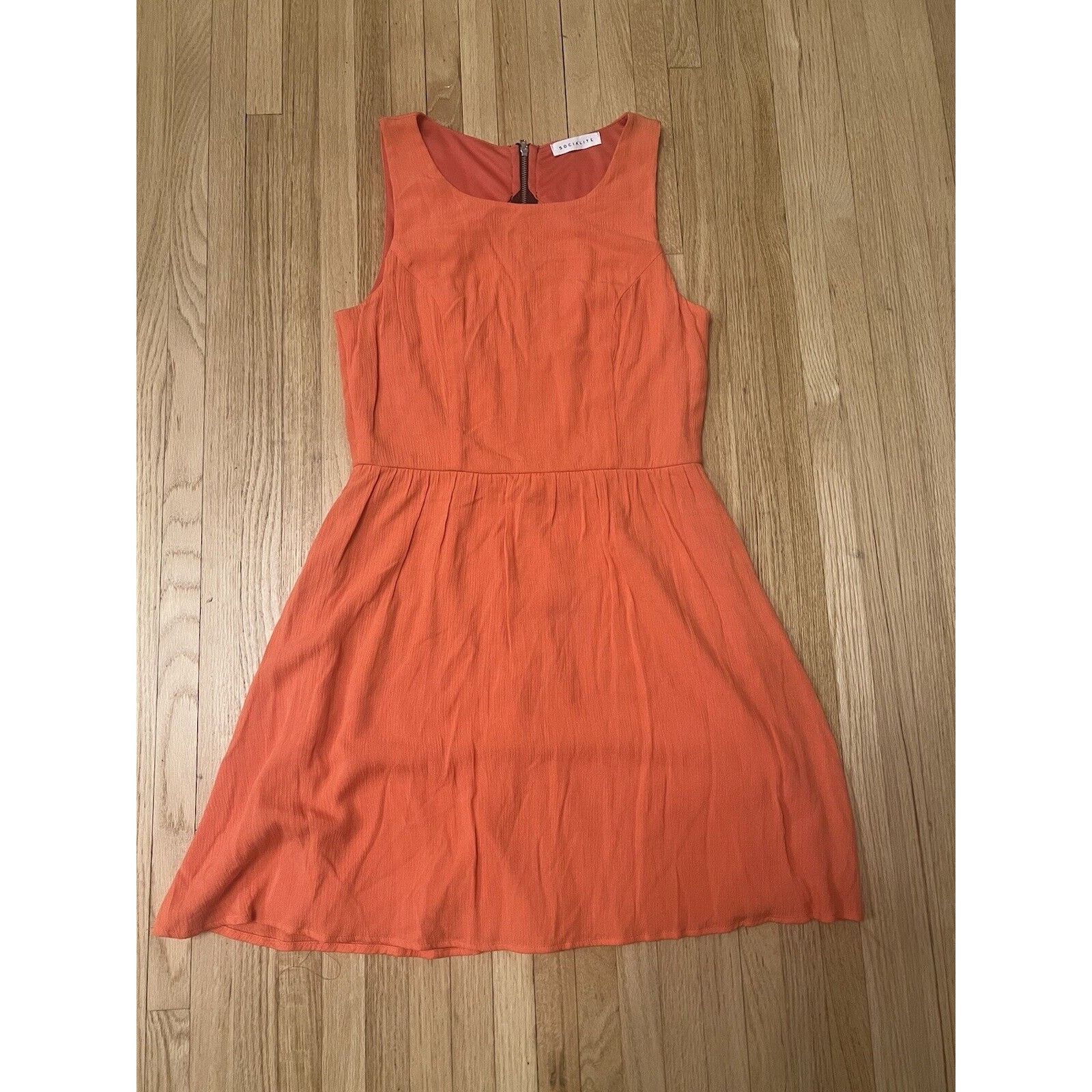 Nordstrom SOCIALITE Nordstrom Women's M Medium Orange Knit Dress Size M / US 6-8 / IT 42-44 - 1 Thumbnail