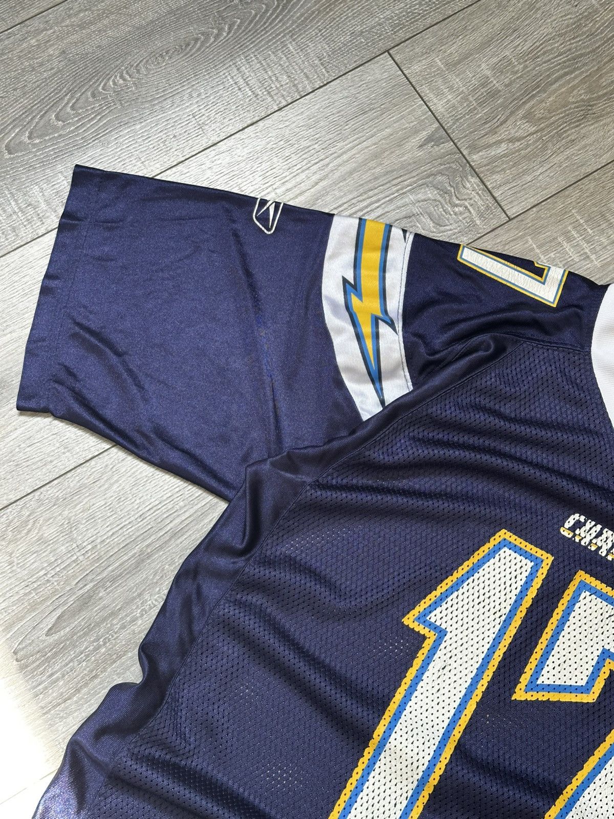 NFL Reebok Philip Rivers Chargers Jersey Tee Blue Size US M / EU 48-50 / 2 - 5 Thumbnail