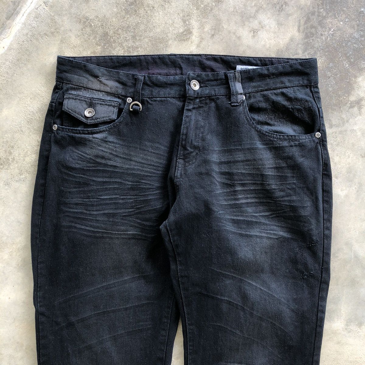 semanticdesign SEMANTIC DESIGN Buckle Back Rare Design Jeans Size US 33 - 2 Thumbnail