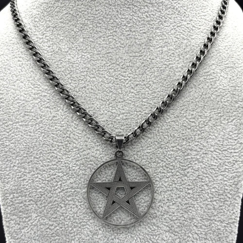 Jewelry Black Star Pendant Necklace Size ONE SIZE - 2 Thumbnail