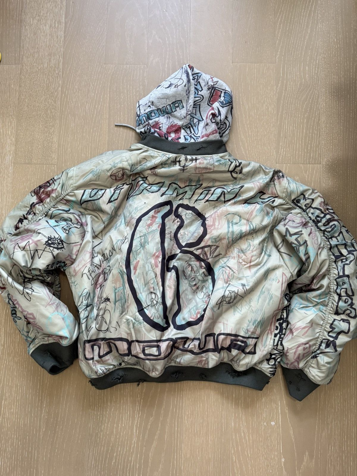 Mowalola Molawola Graffiti Bomber Size US S / EU 44-46 / 1 - 4 Thumbnail