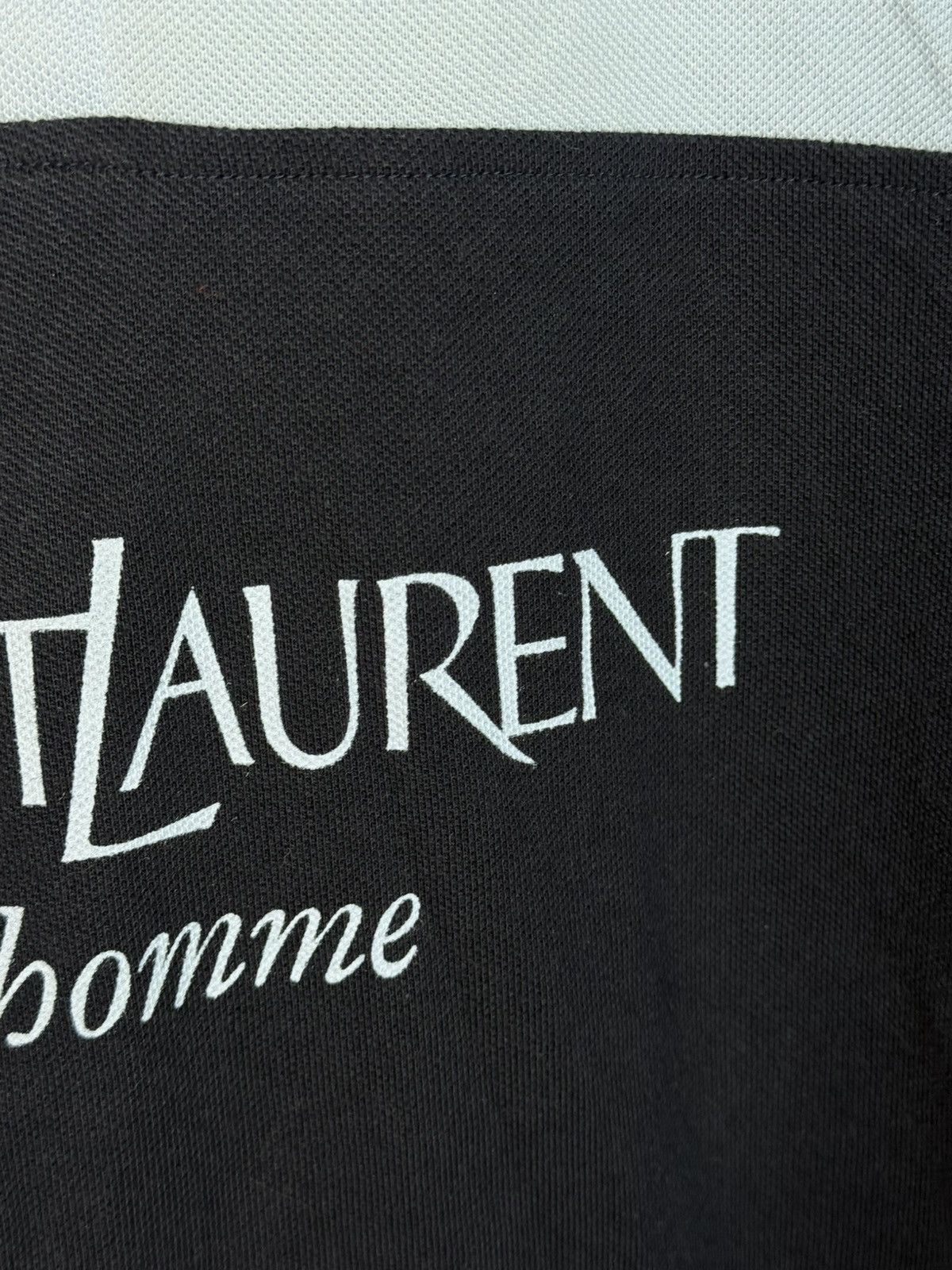 Yves Saint Laurent Blue YSL Polo Shirt Spell Out YSL Shirt Big Logo YSL Tee Size US XL / EU 56 / 4 - 15 Thumbnail