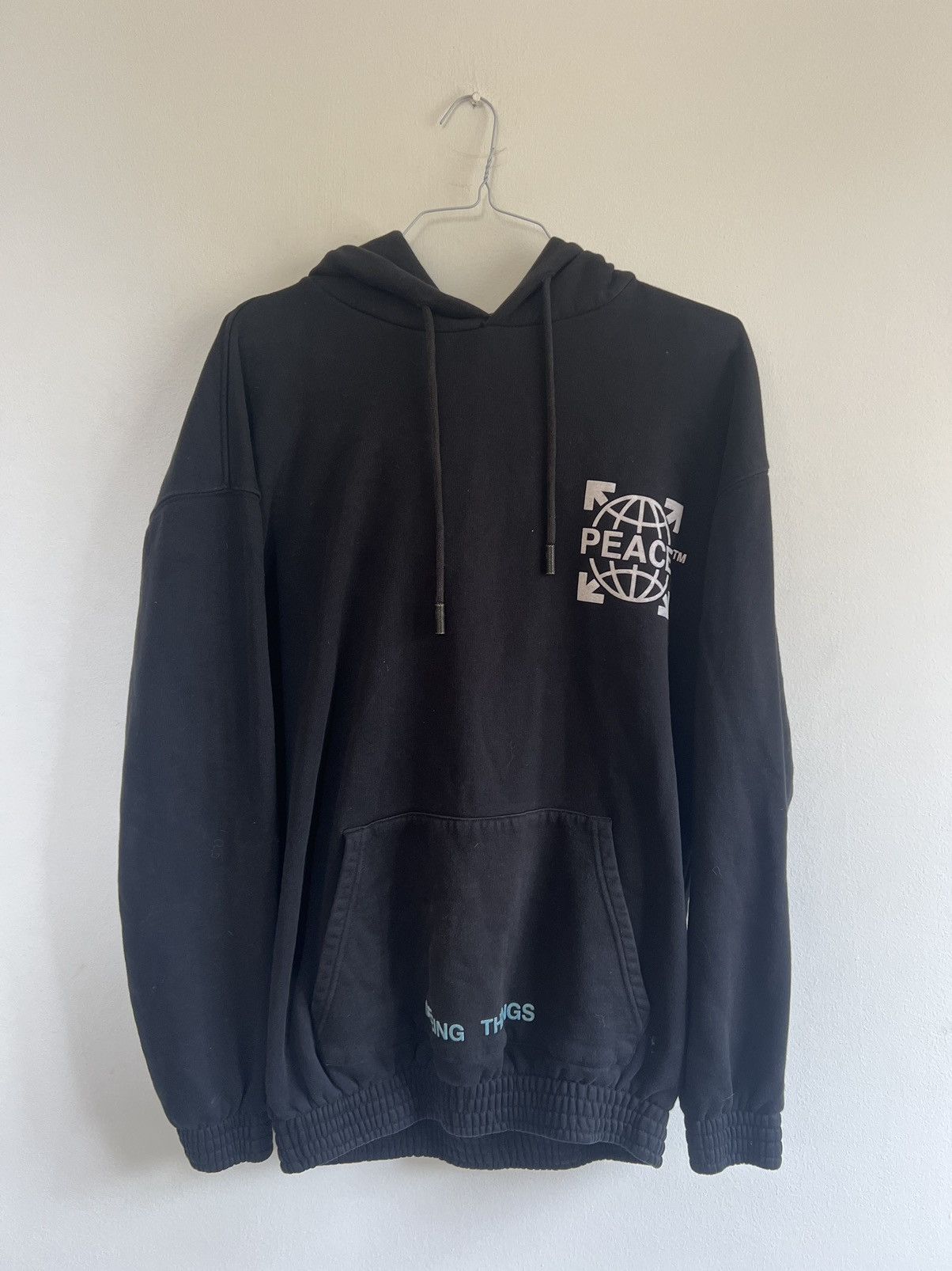 Off-White Off white seeing things Peace Hoodie Size US XL / EU 56 / 4 - 1 Thumbnail