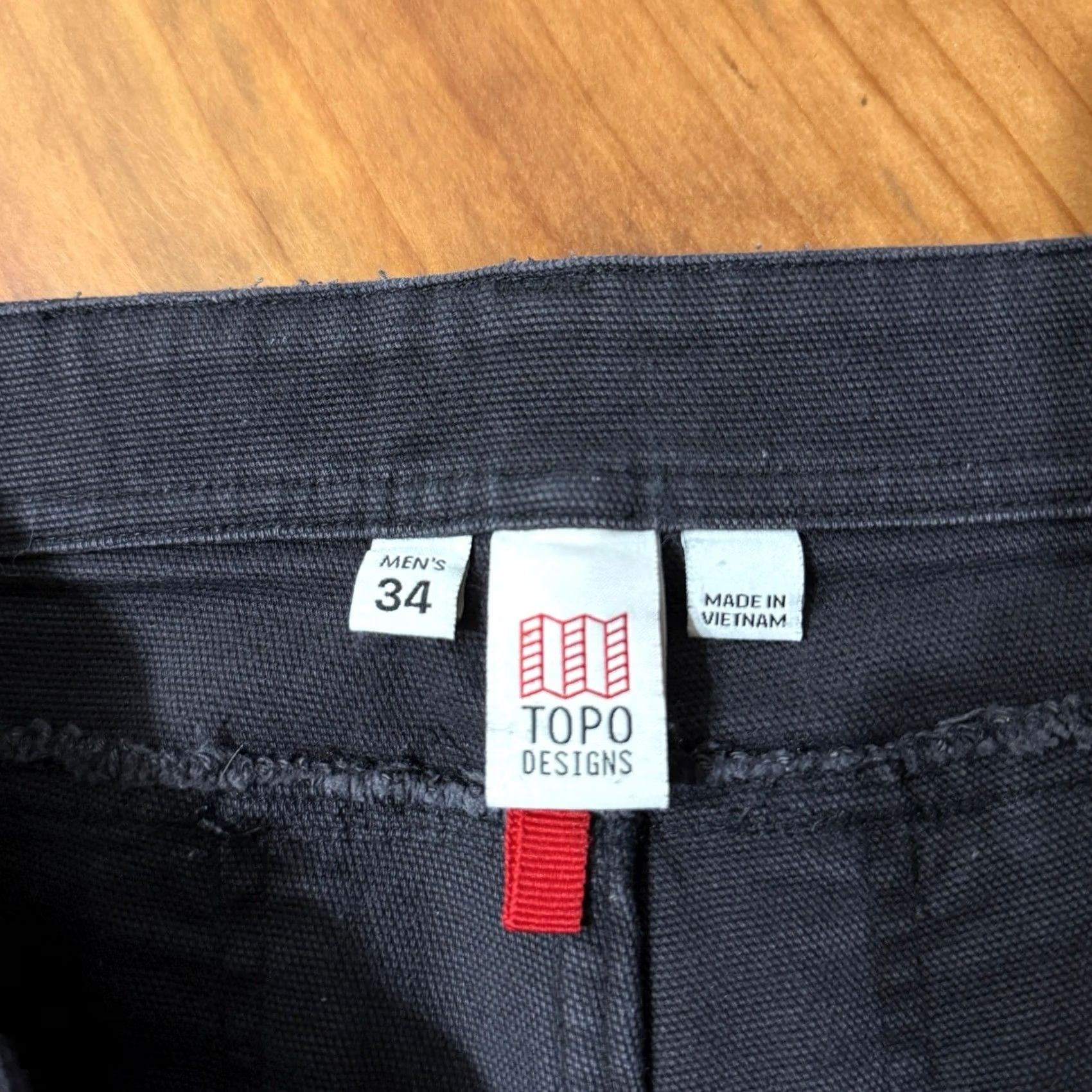 Topo Designs Topo Designs Jeans 34 Men Cotton Dark 5-Pocket Denim Straight Classic Rise High Workwear K16 Size US 34 / EU 50 - 4 Thumbnail