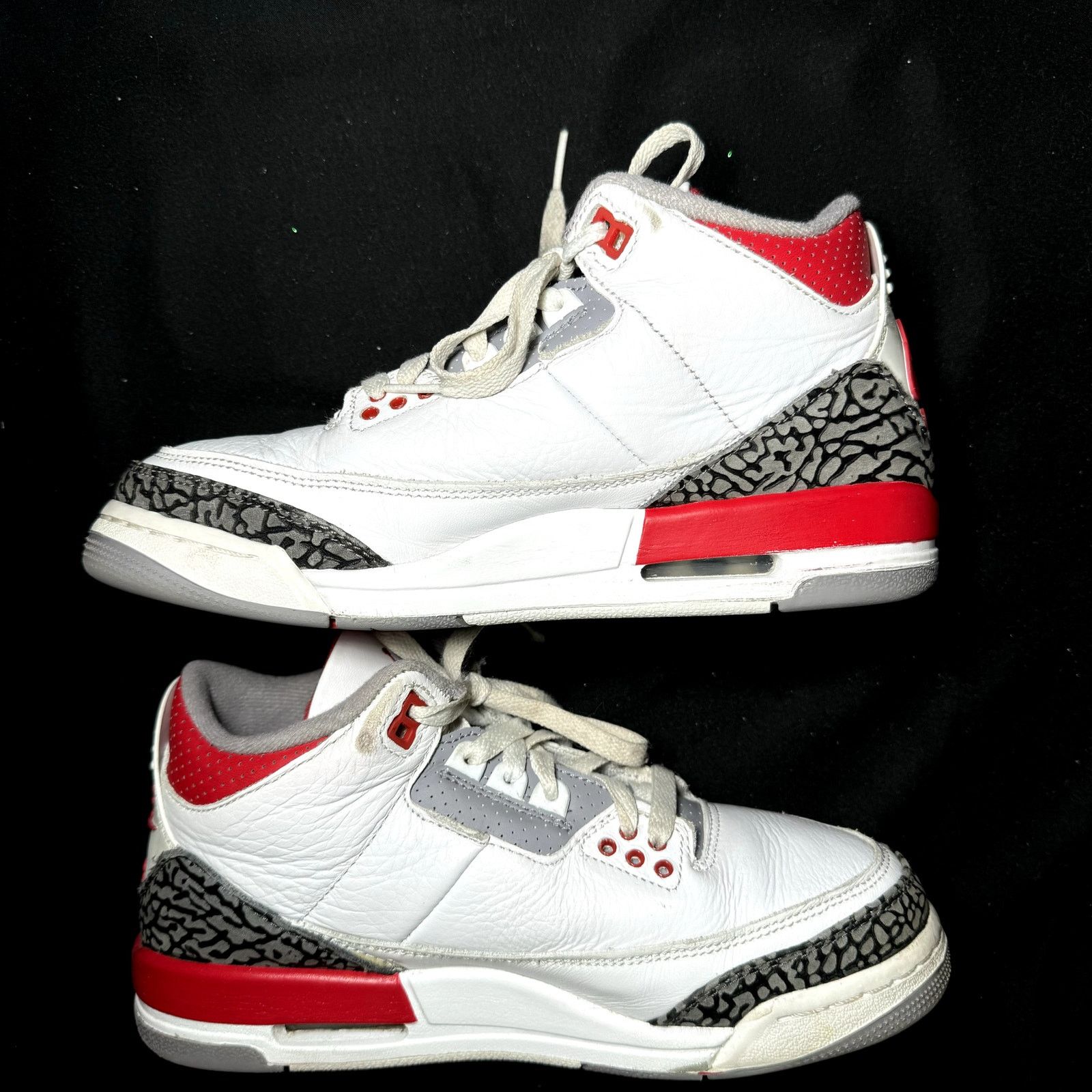 Jordan Brand × Nike Size 6.5 - Air Jordan 3 Retro GS Fire Red 2022 Men's Shoes Size US 6.5 / EU 39-40 - 4 Thumbnail