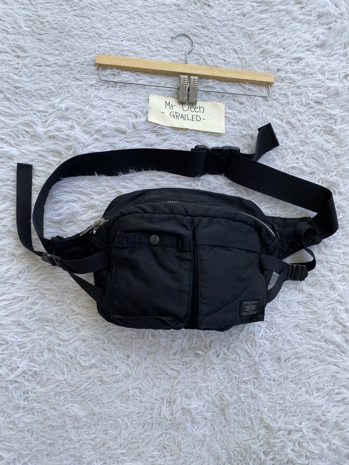Porter Rare Yoshida PORTER Tanker Nylon Black Waist Bag Size ONE SIZE - 2 Thumbnail