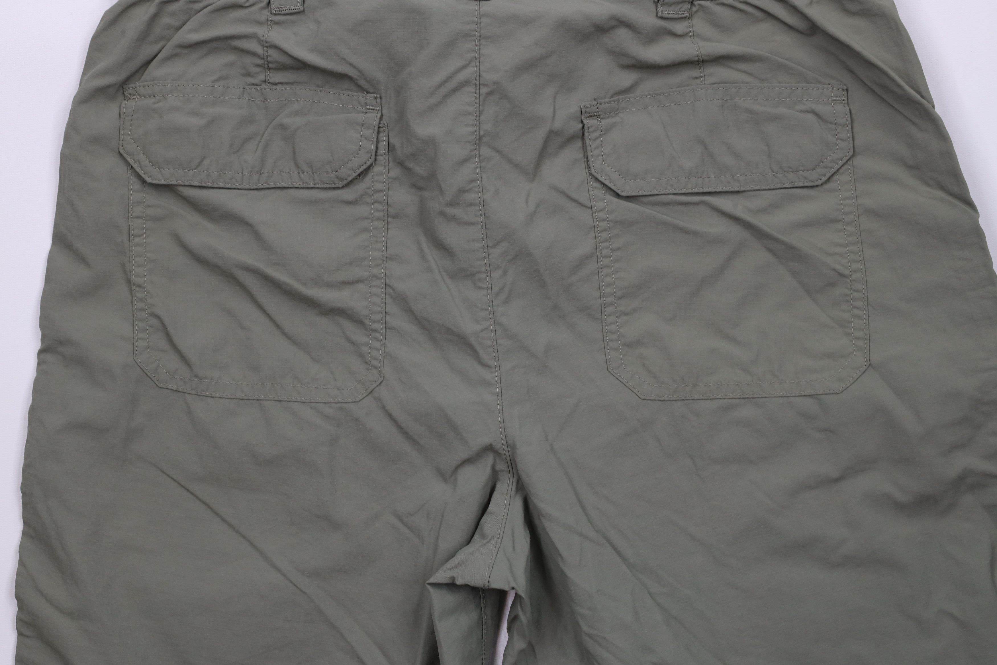 Vintage Vintage 90s Y2K Streetwear Above Knee Cargo Shorts Green Size US 34 / EU 50 - 10 Thumbnail